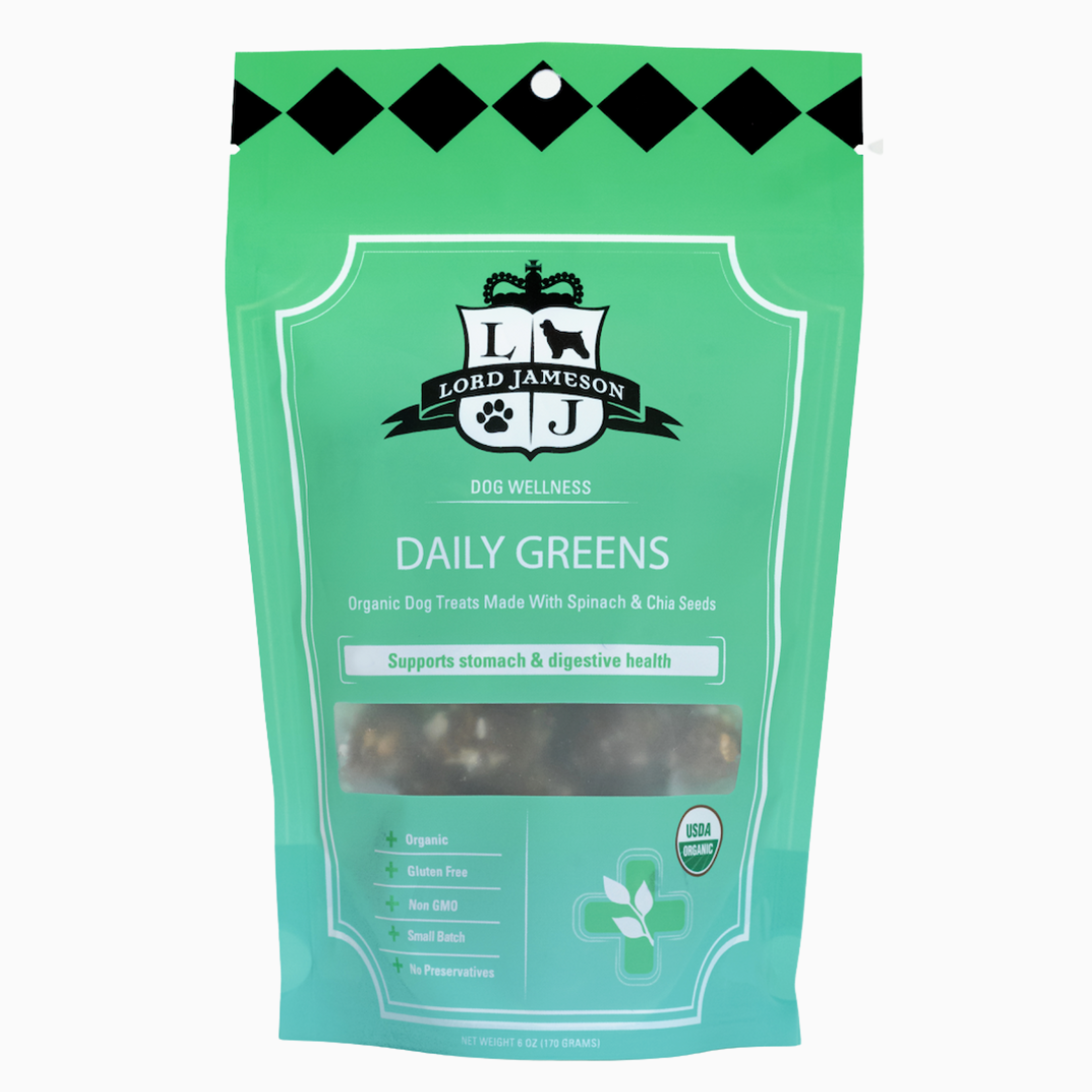 Daily Greens Organic Dog Treats | 6 oz