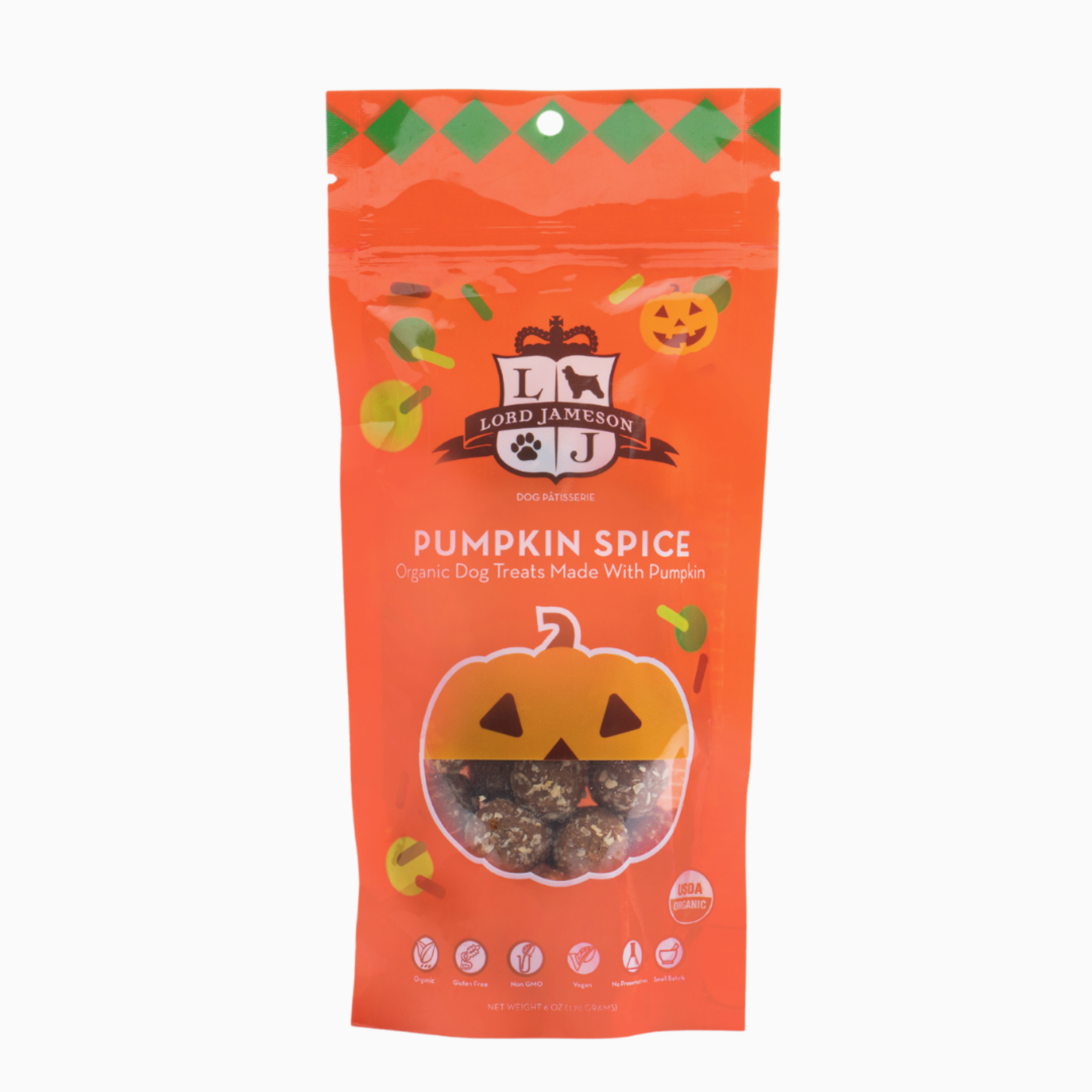 Pumpkin Spice Pops Dog Treats | 6 oz
