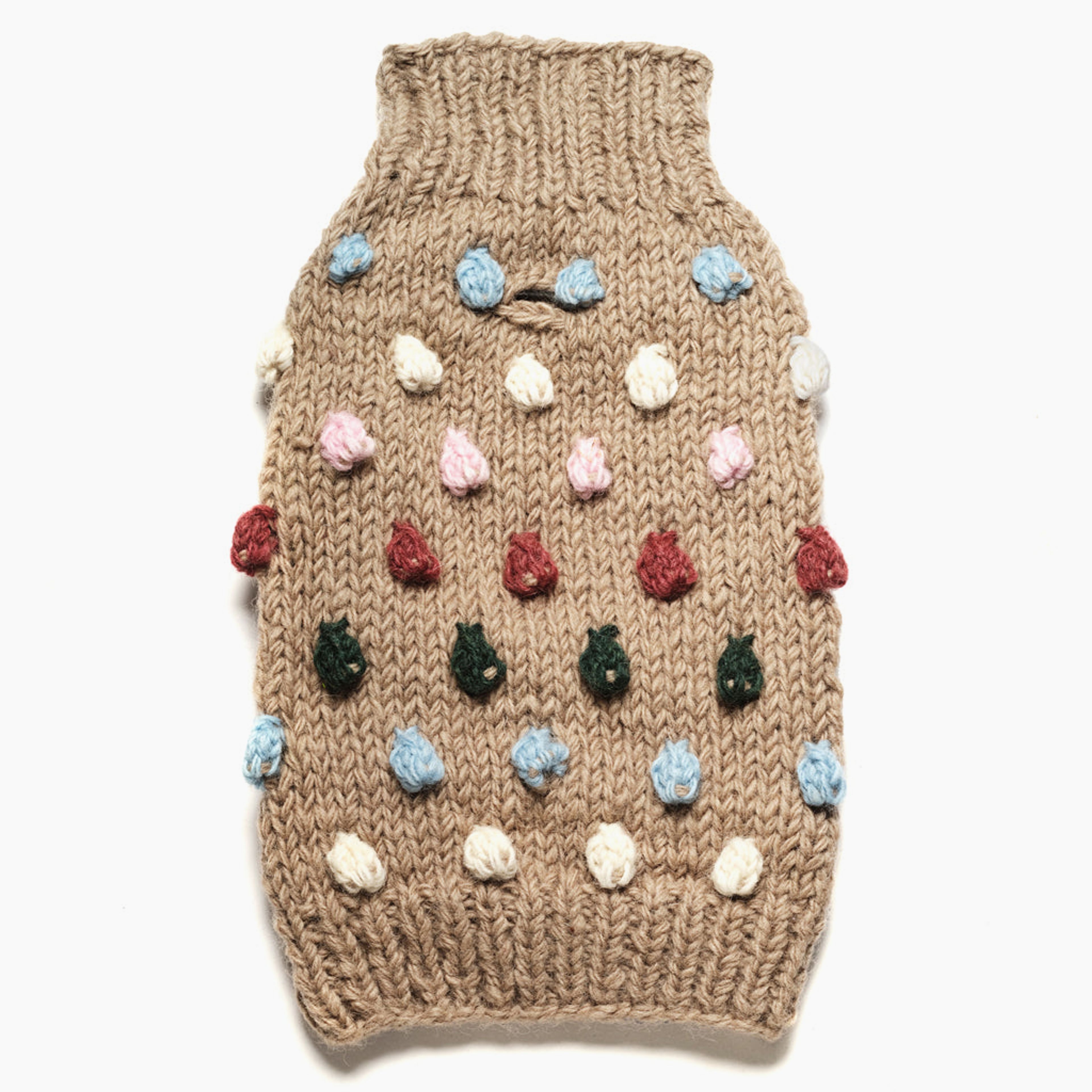 Pom Pom Knit Sweater - Desert