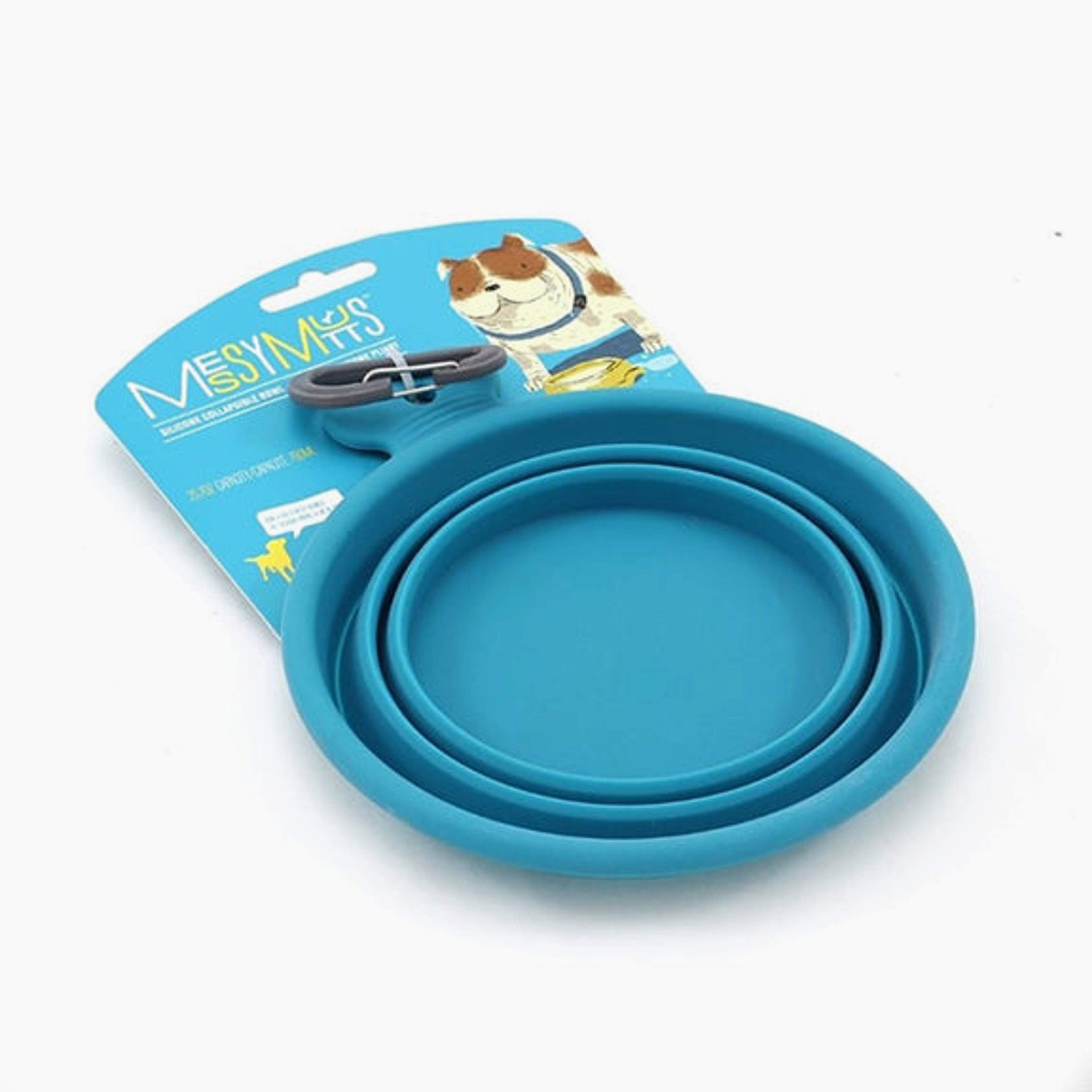 Portable - Collapsible Dog Bowl - Blue