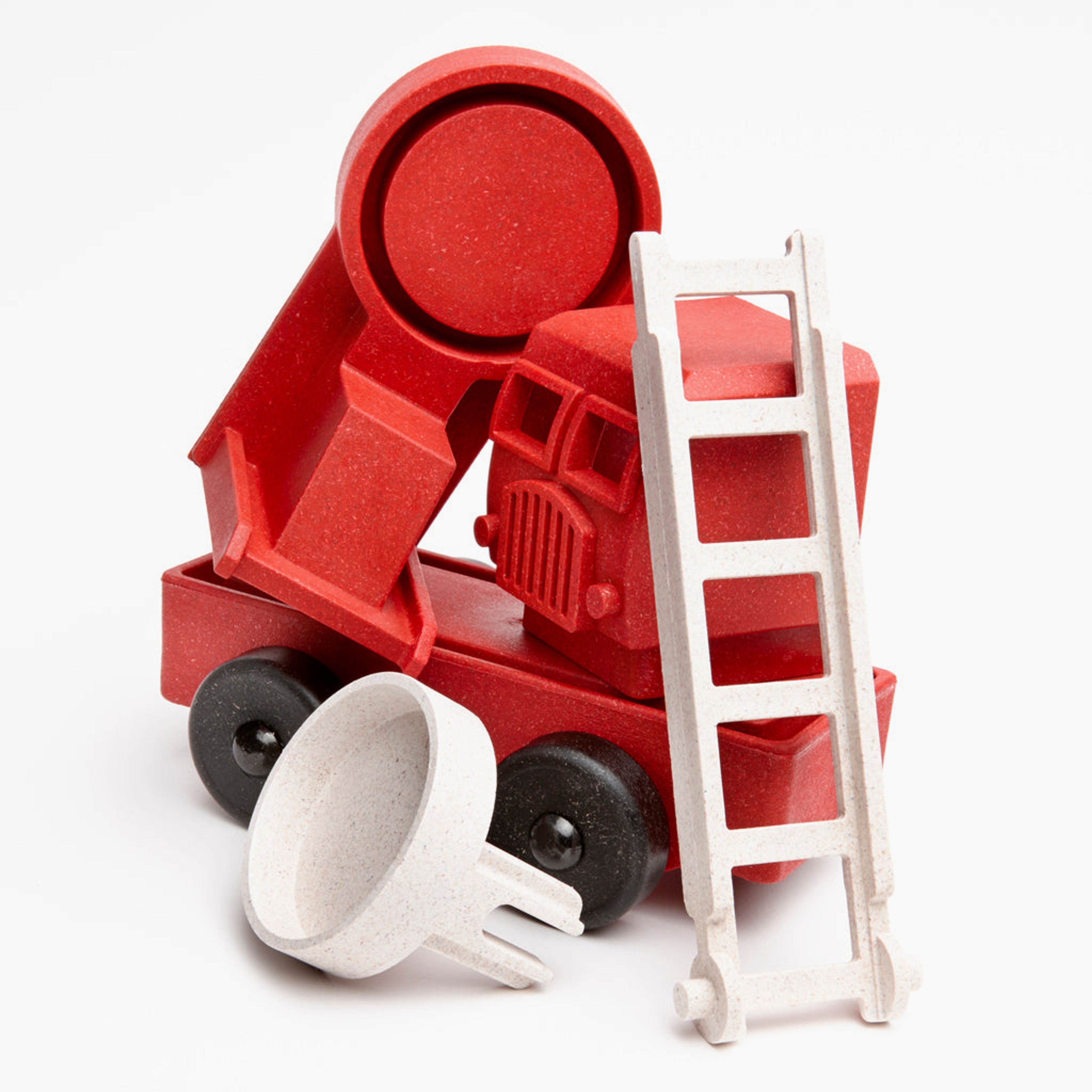 Two Pack: Fire Truck & Recycling Truck Toys