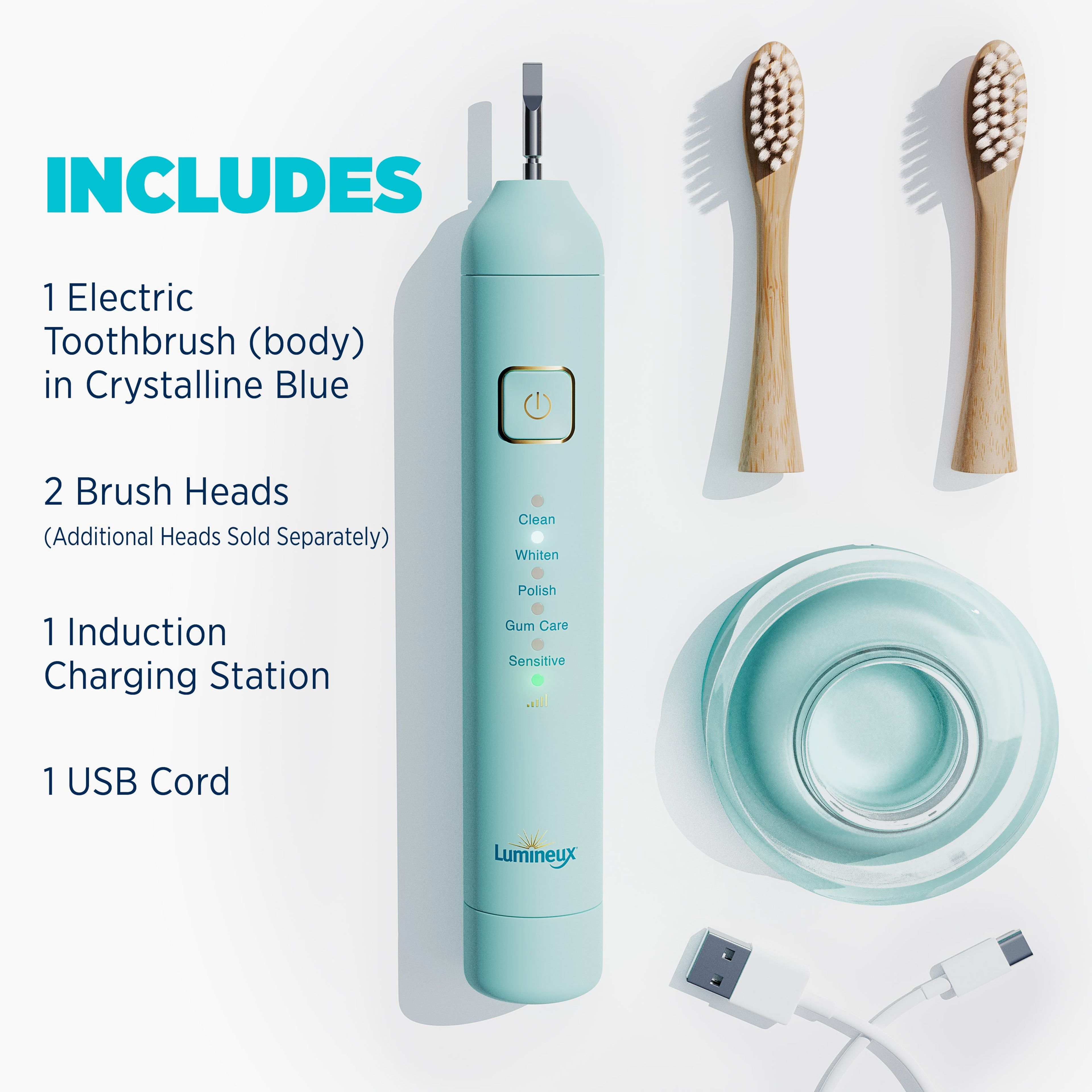Lumineux Sonic Electric Toothbrush (Crystalline)