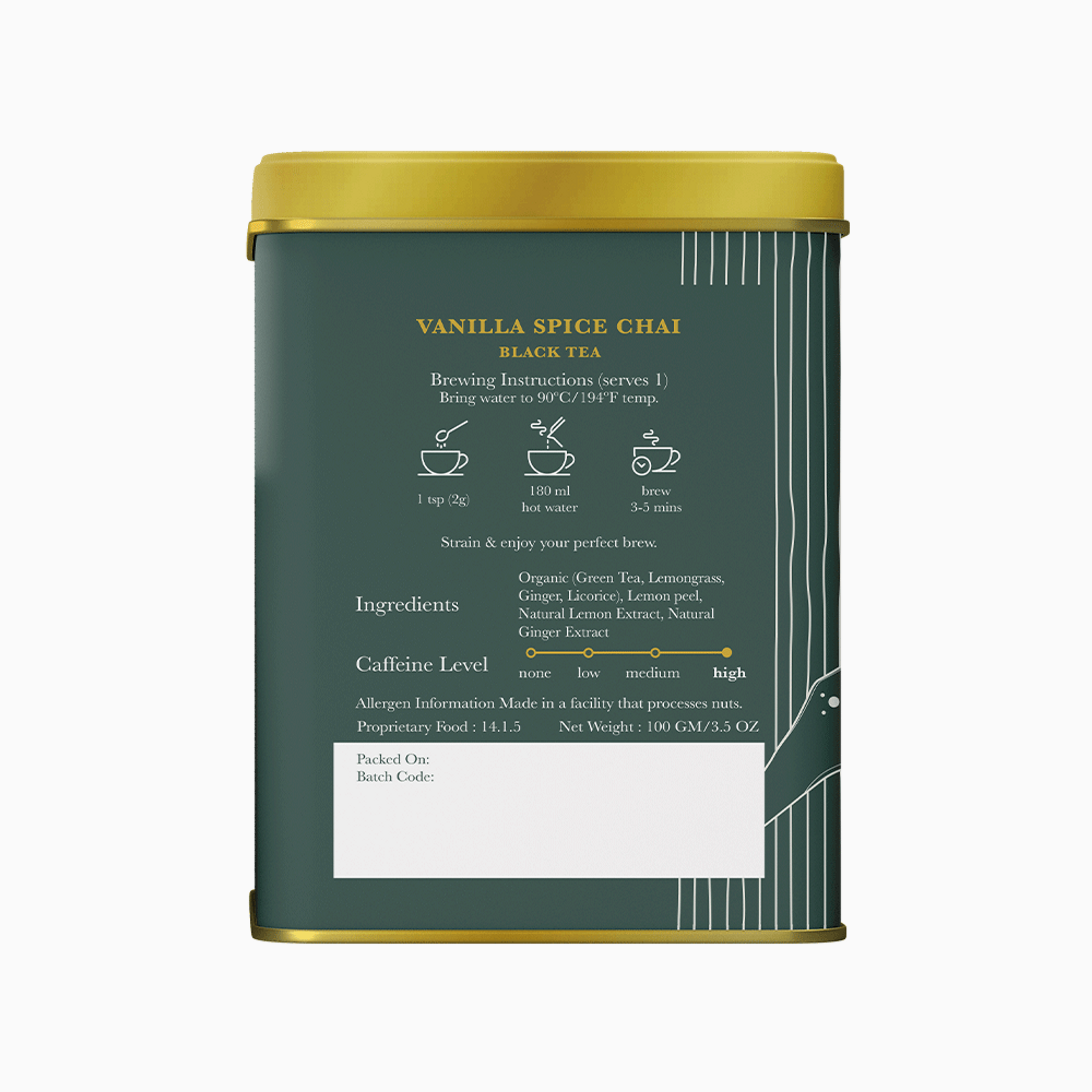 Vanilla Spice Chai | 100gm | Organic Black Tea