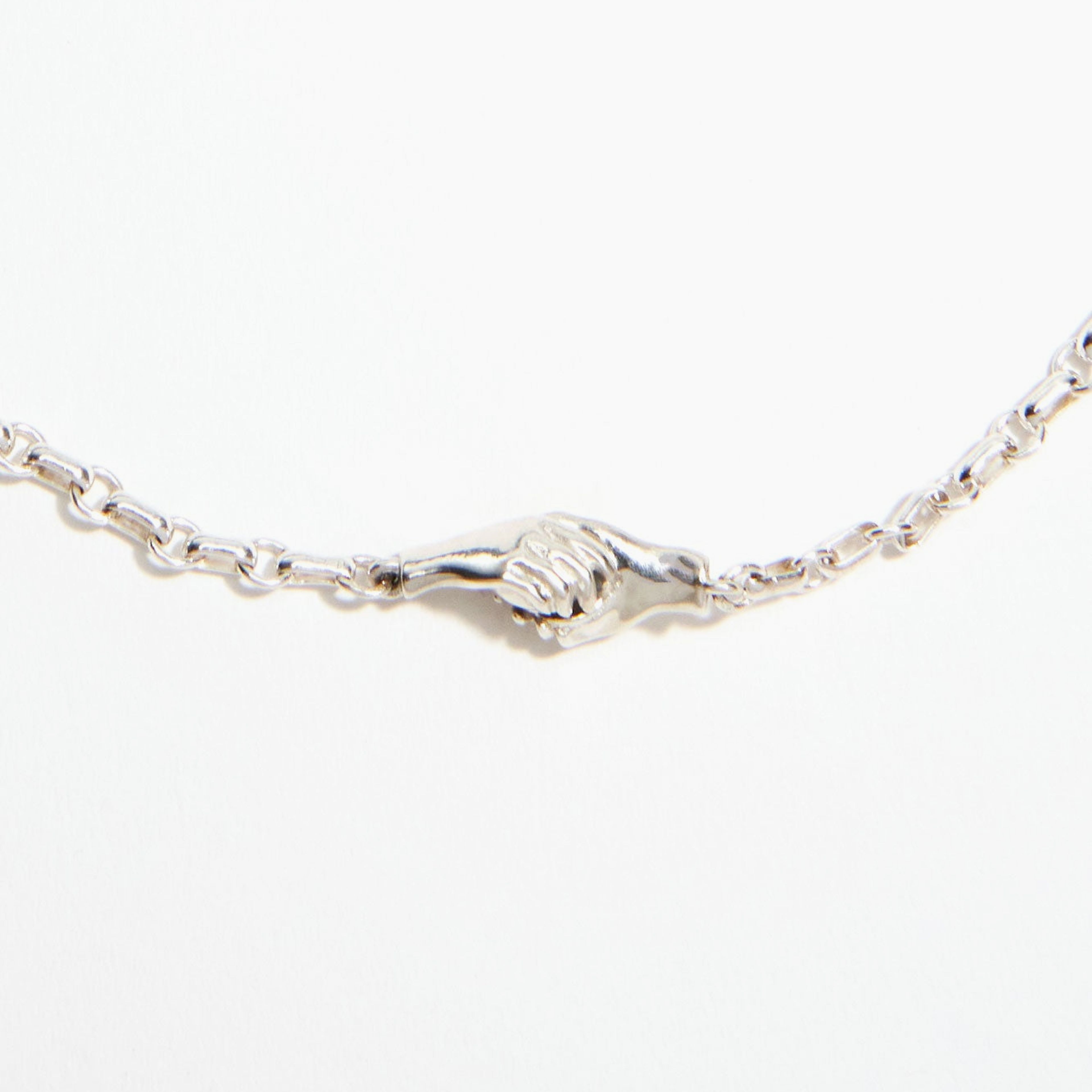 Fine Gentlewoman's Agreement Necklace in Sterling Silver