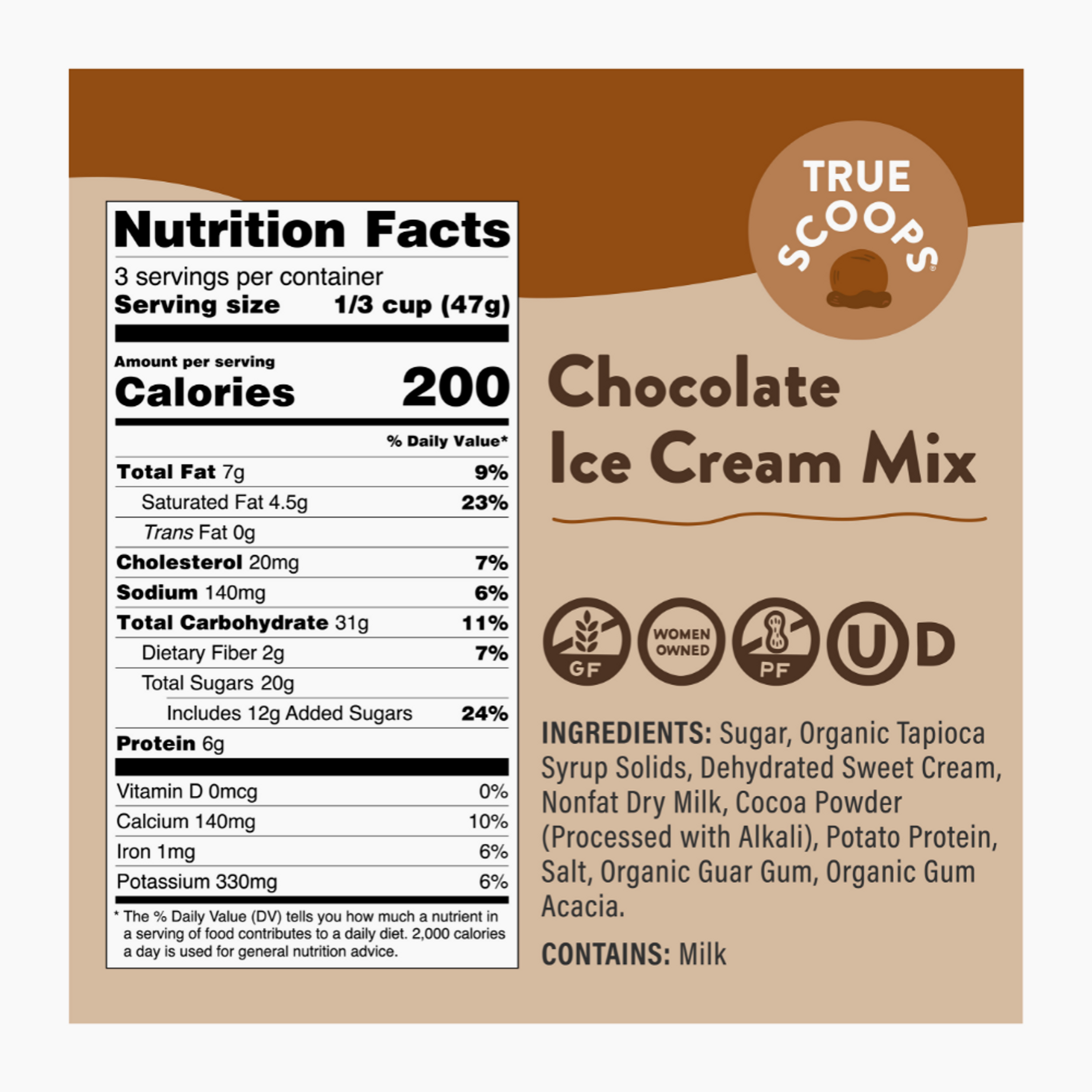 Caroo x Chocolate Ice Cream Mix