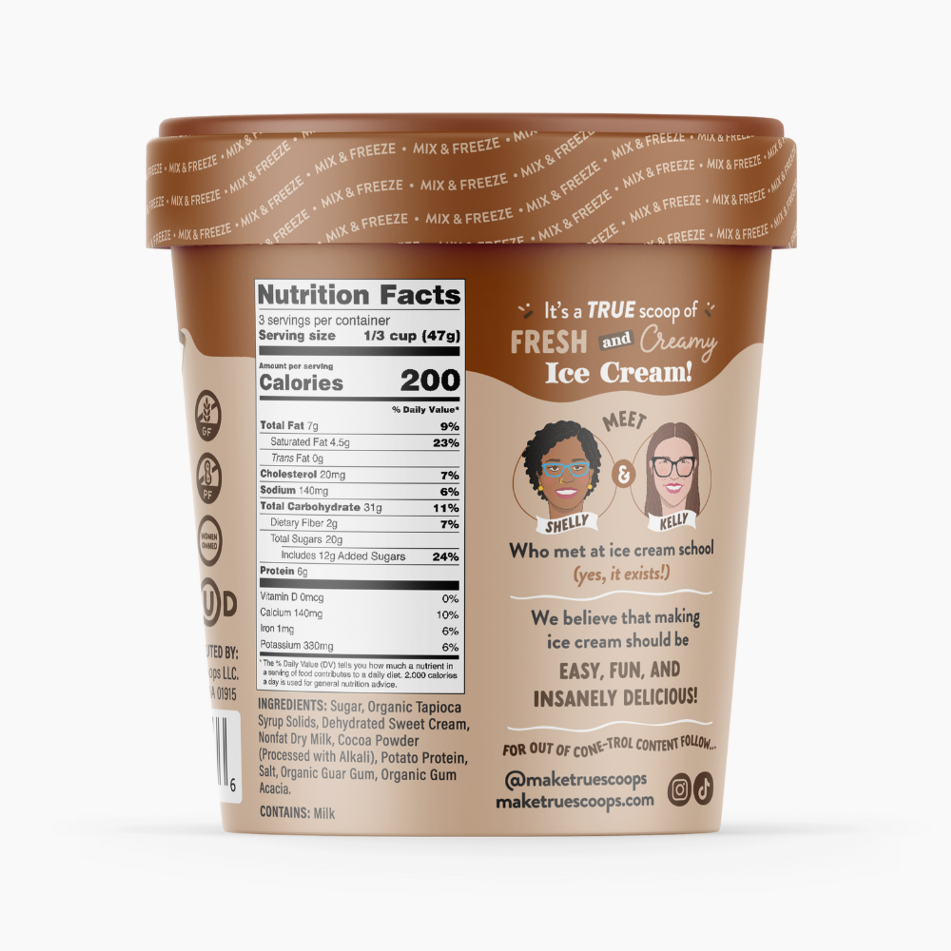 Chocolate Ice Cream Mix 6-Pack