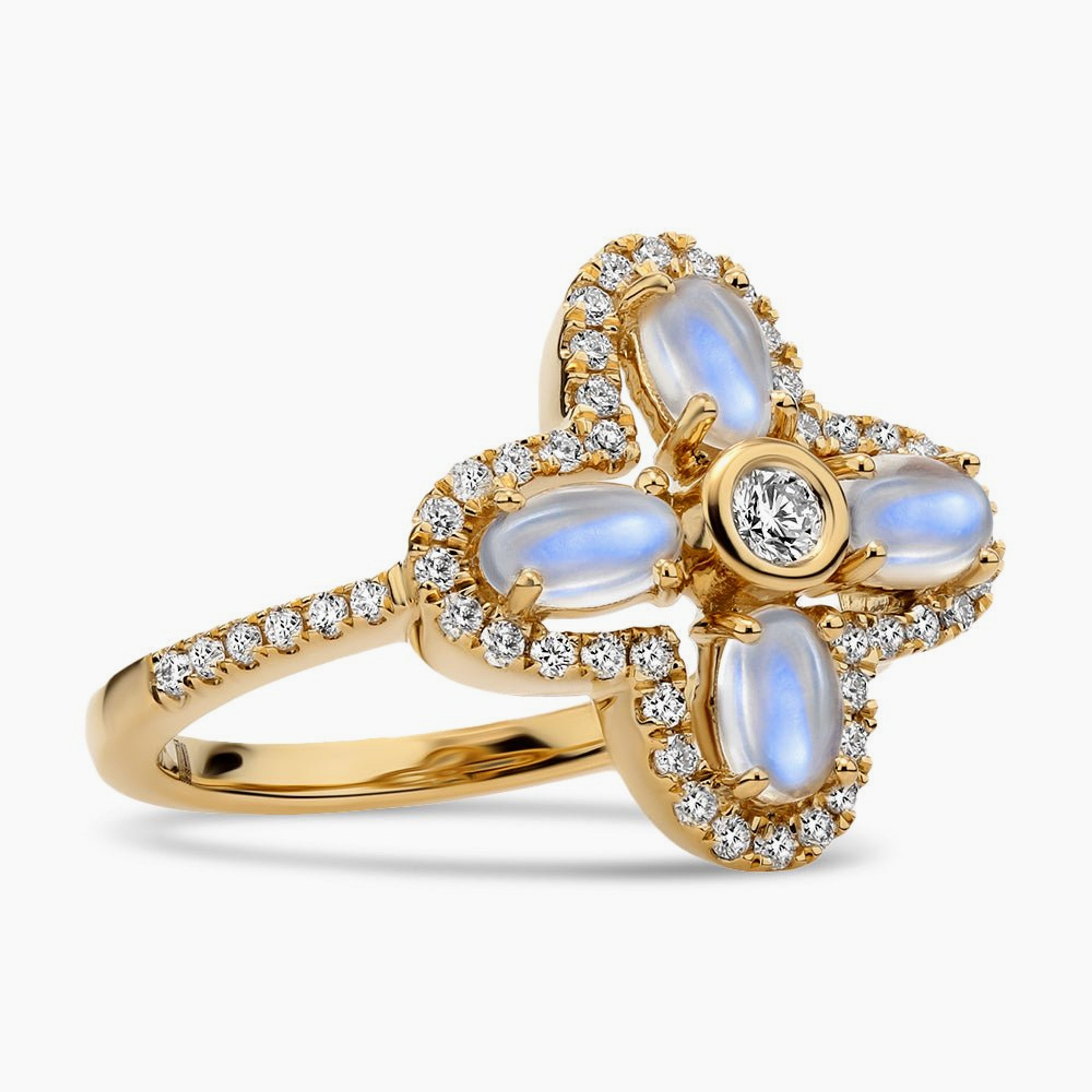 Felicity Moonstone and Diamond Ring
