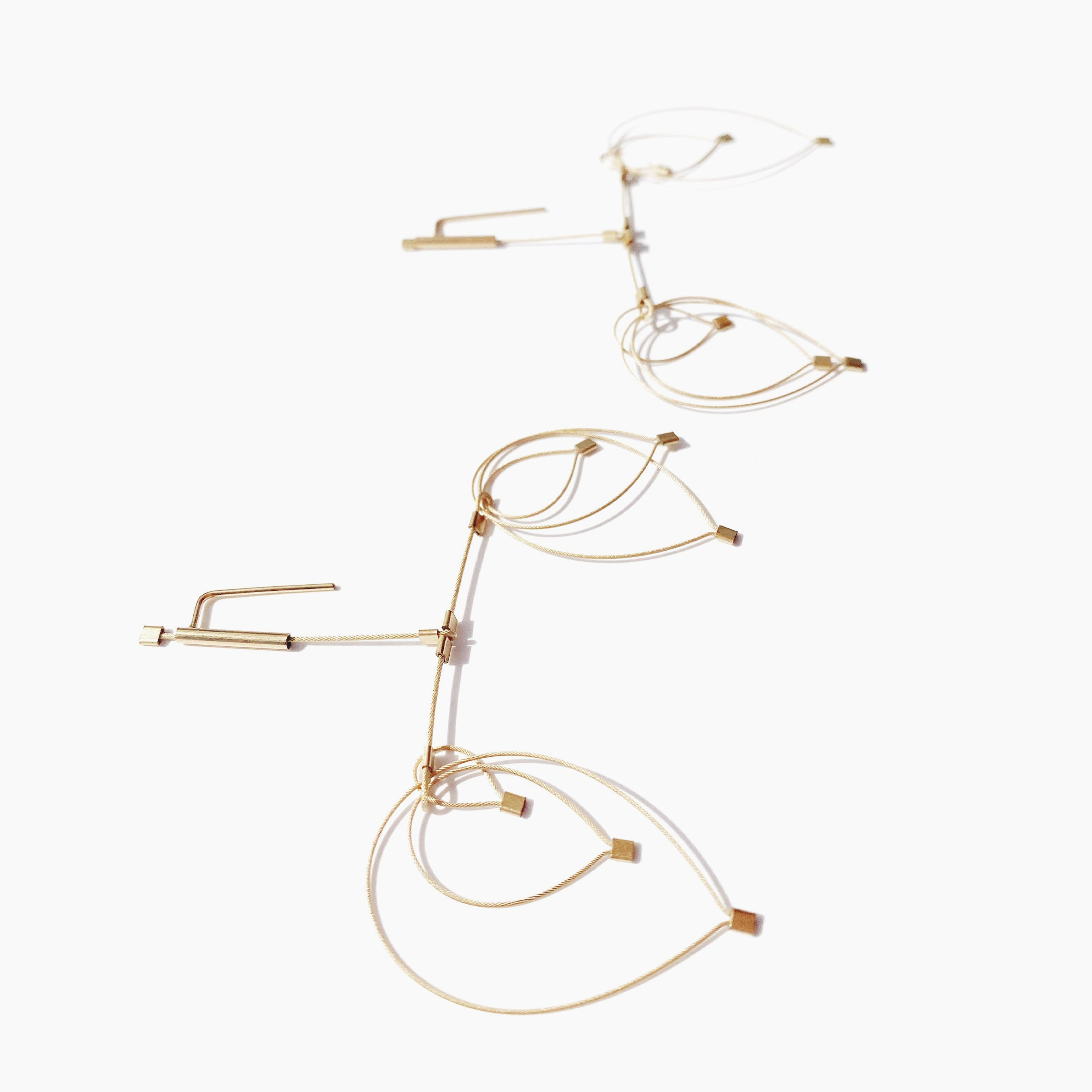 MPR x Golden Glow Earrings: Feather Bar Hooks