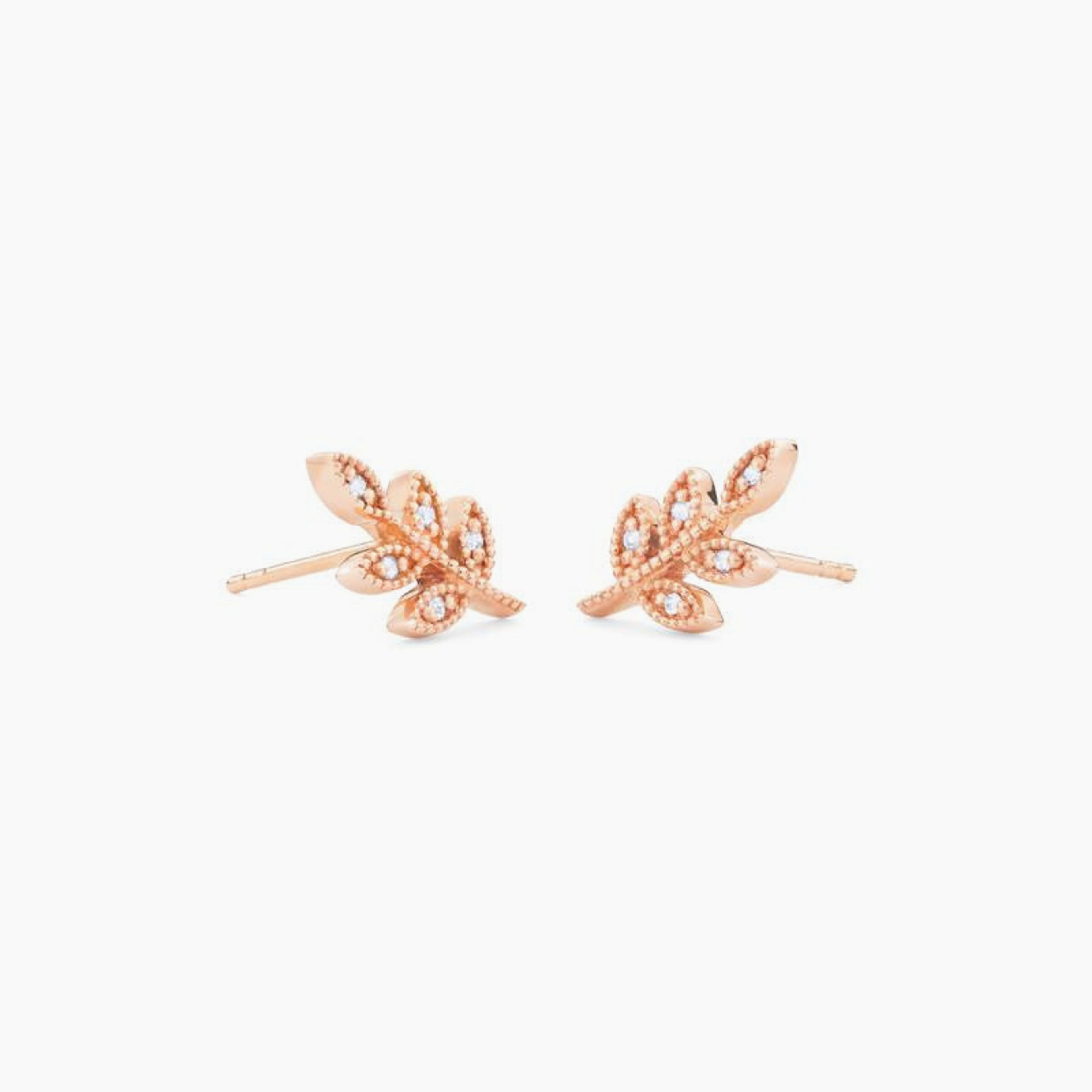 [Viridis] Petite Leaf Earrings