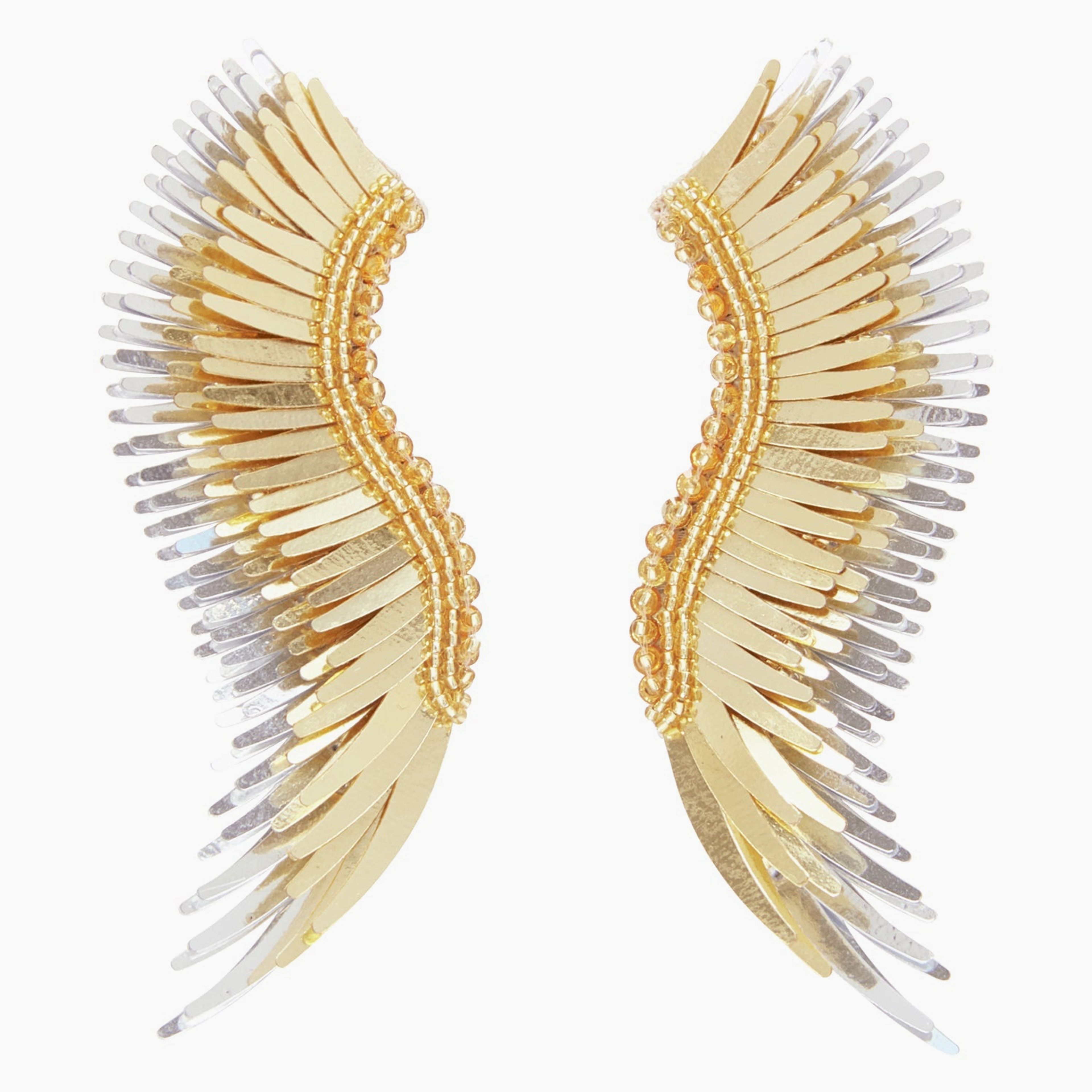 Metallic Madeline Earrings Gold Silver