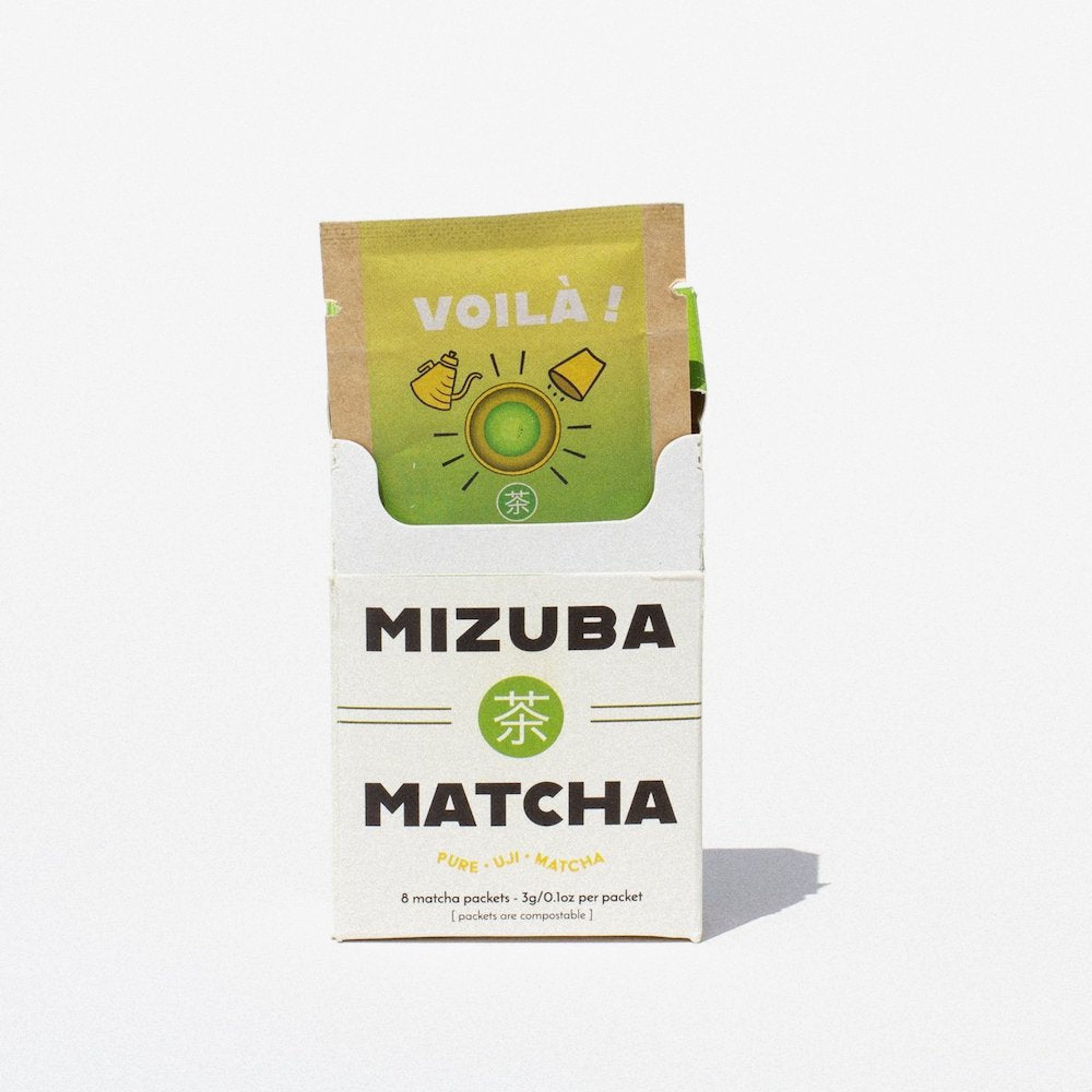 Voilà! Travel Mizuba Matcha || Eco Single-Serve Packs.