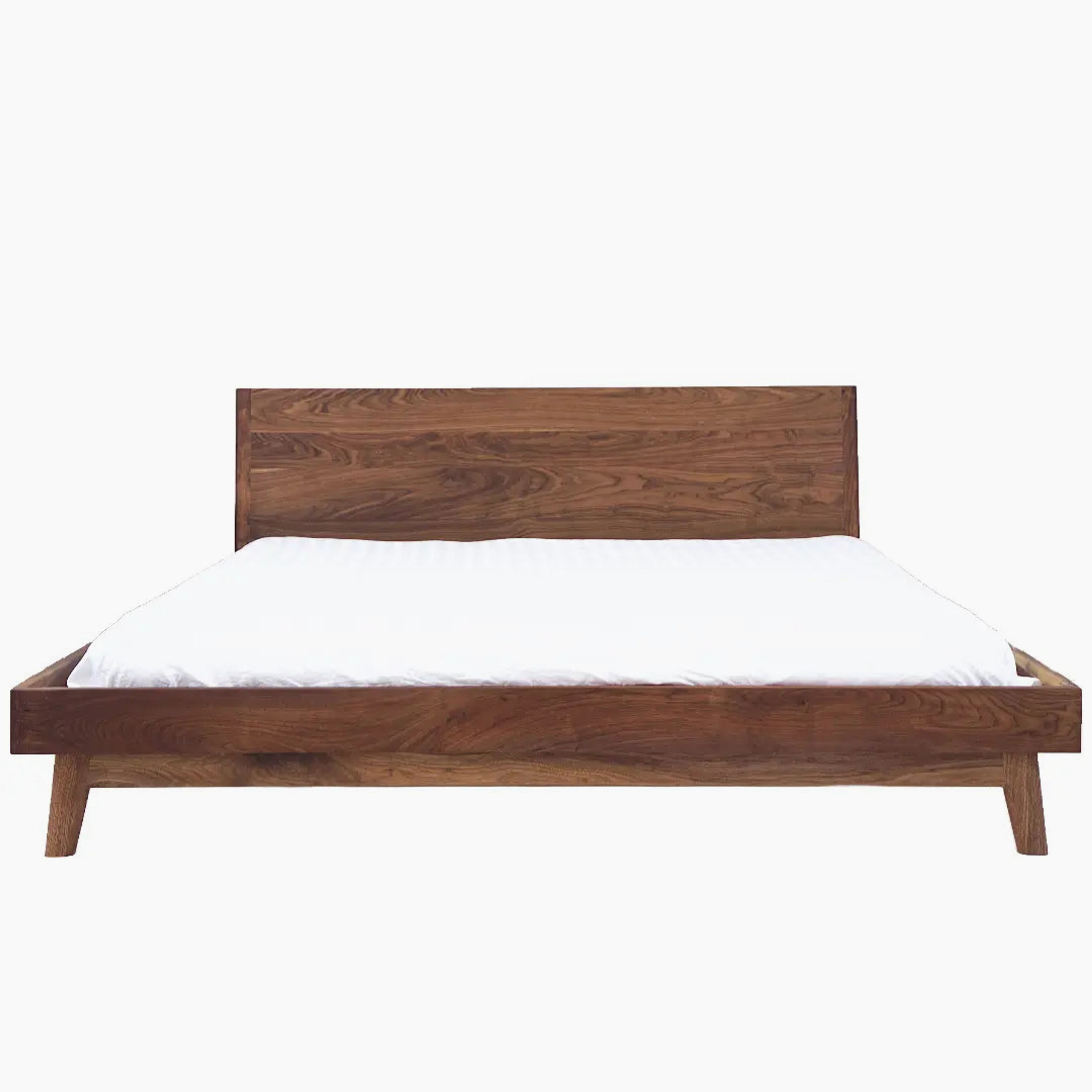 The Bosco: Walnut Mid Century Modern Bed