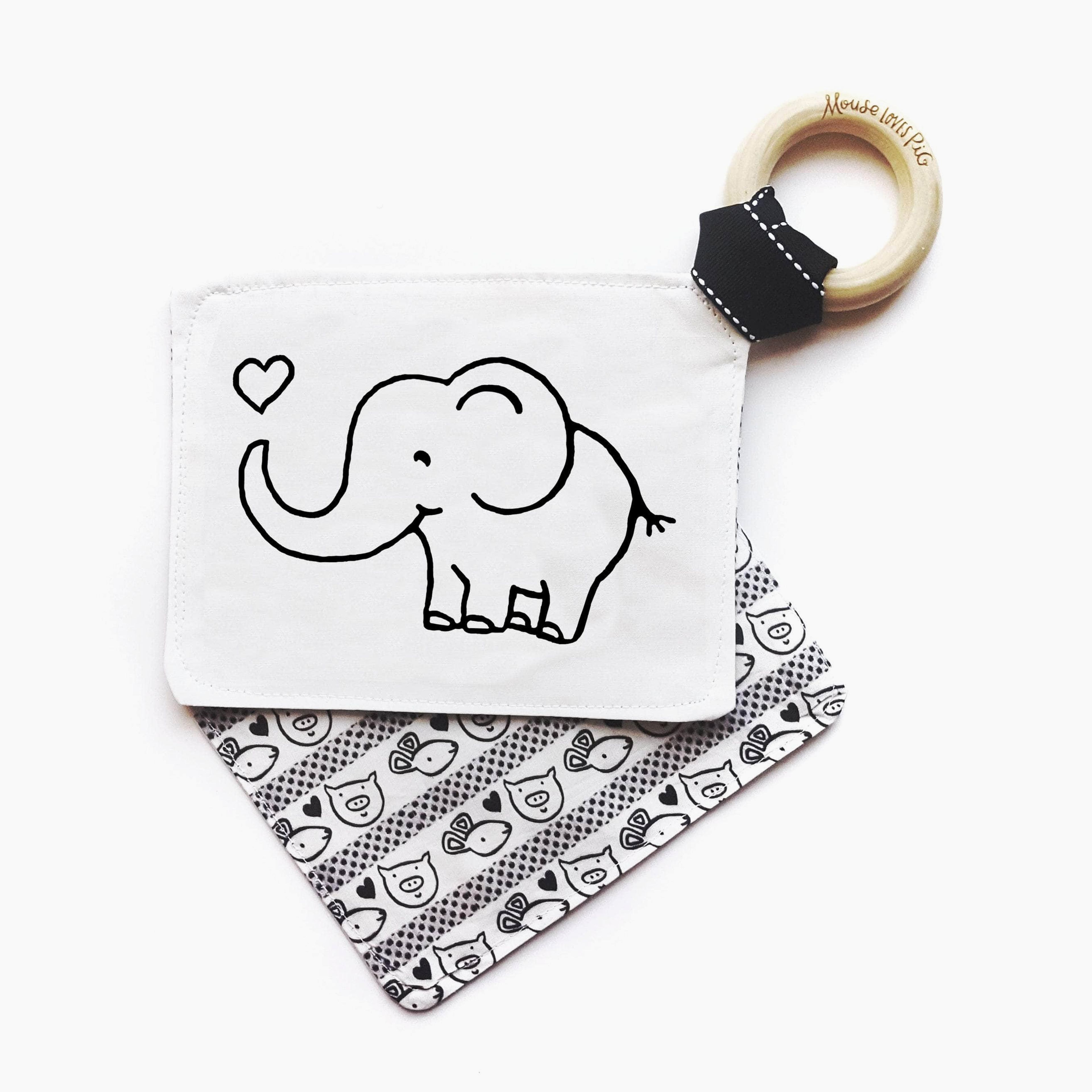 Baby Crinkle Toys - Elephant Sensory Toy