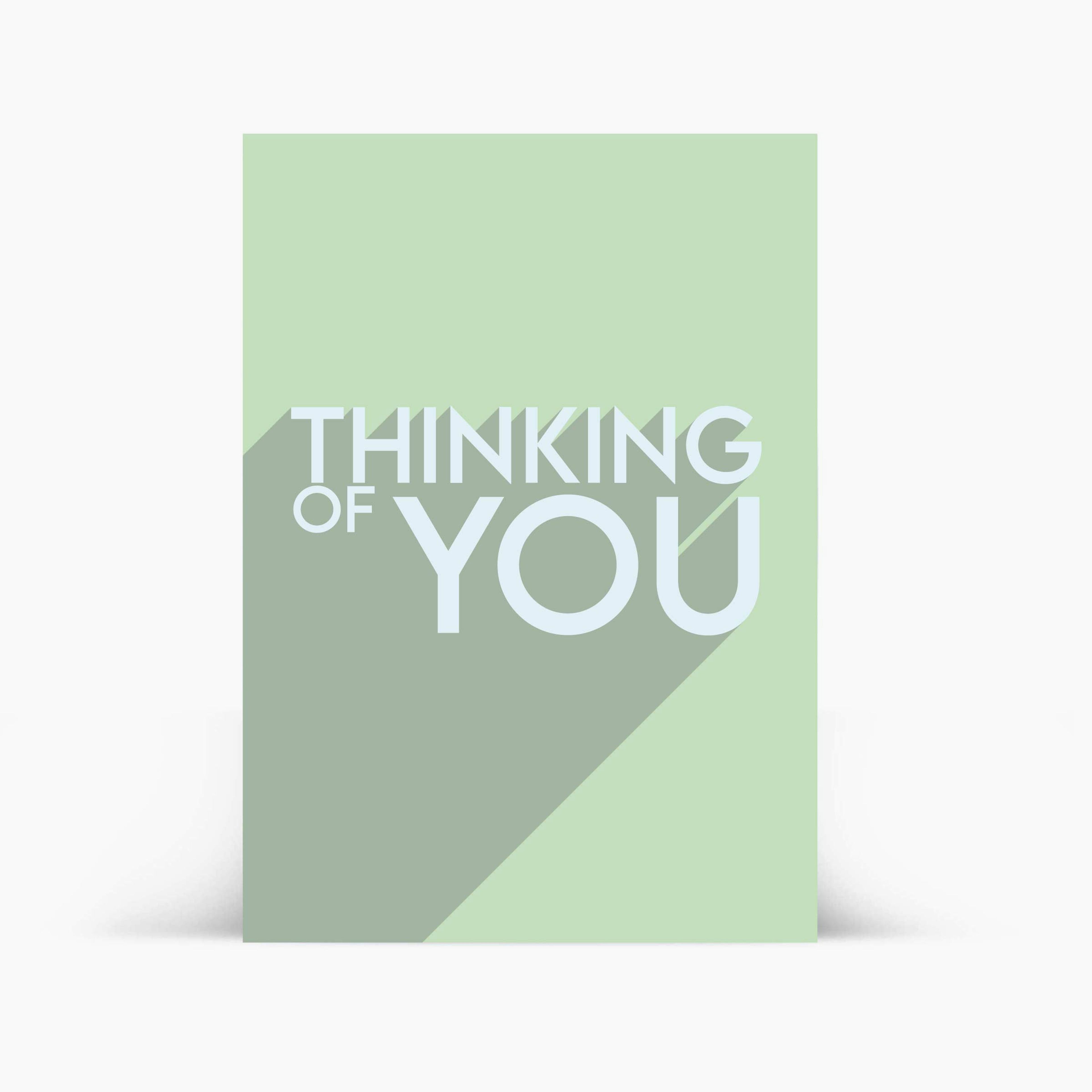 "Thinking of You!" Drinkable Card