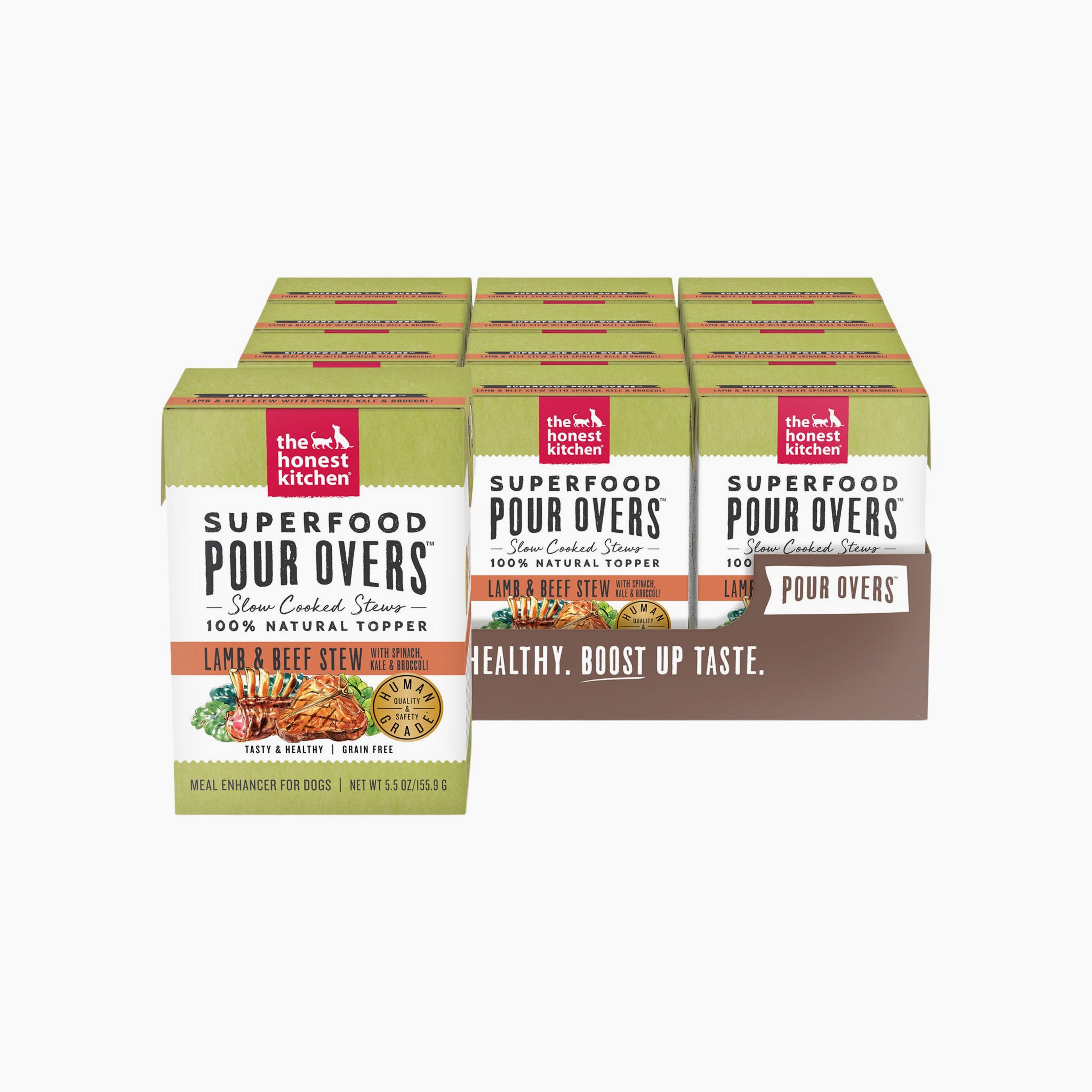 The Honest Kitchen Superfood Bone Broth Pour Overs and Meal Enhancer for Dogs