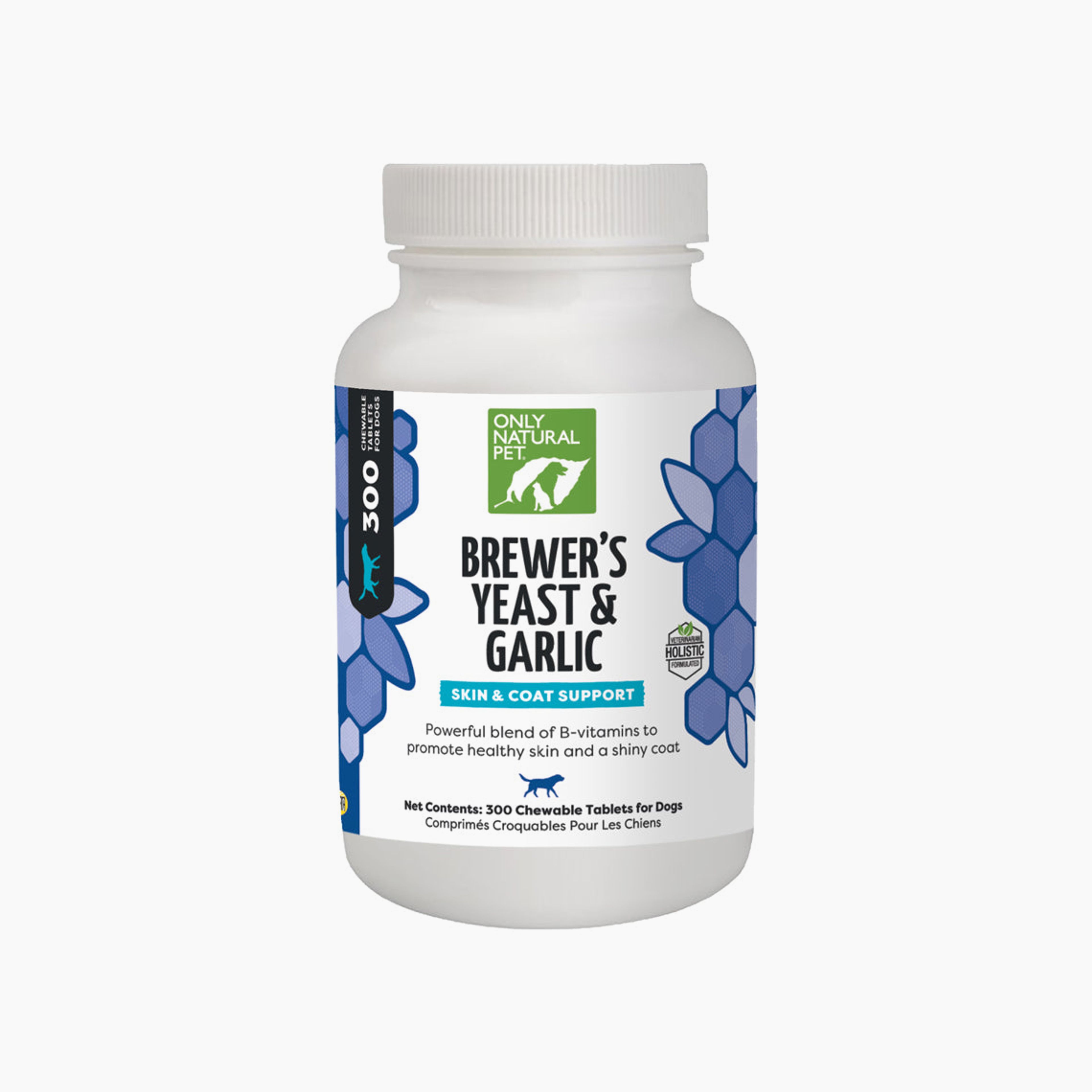 Only Natural Pet Brewers Yeast & Garlic Tablets for Dogs 300 Count