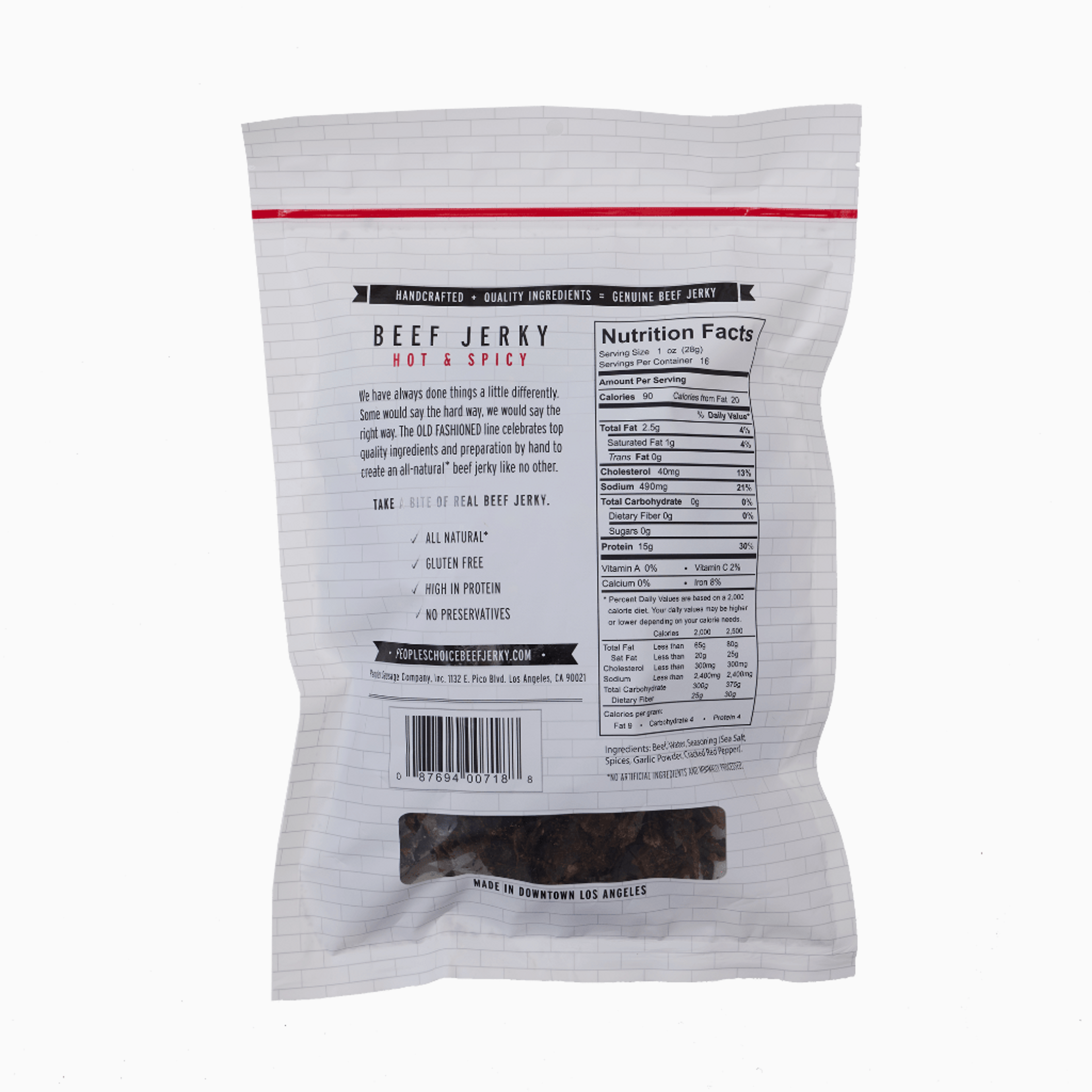 Old Fashioned - Hot & Spicy Beef Jerky