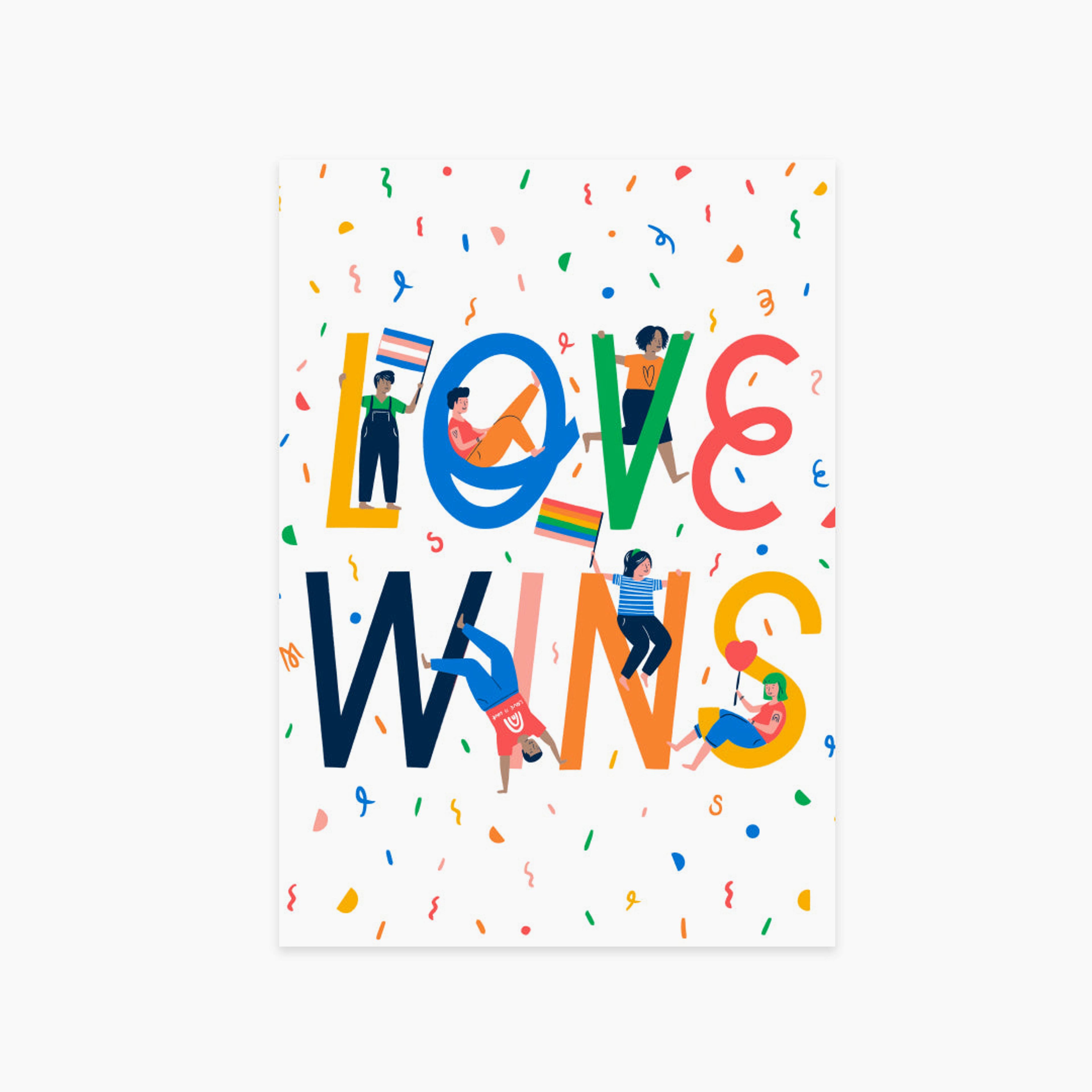 Pride "Love Wins" Art Print
