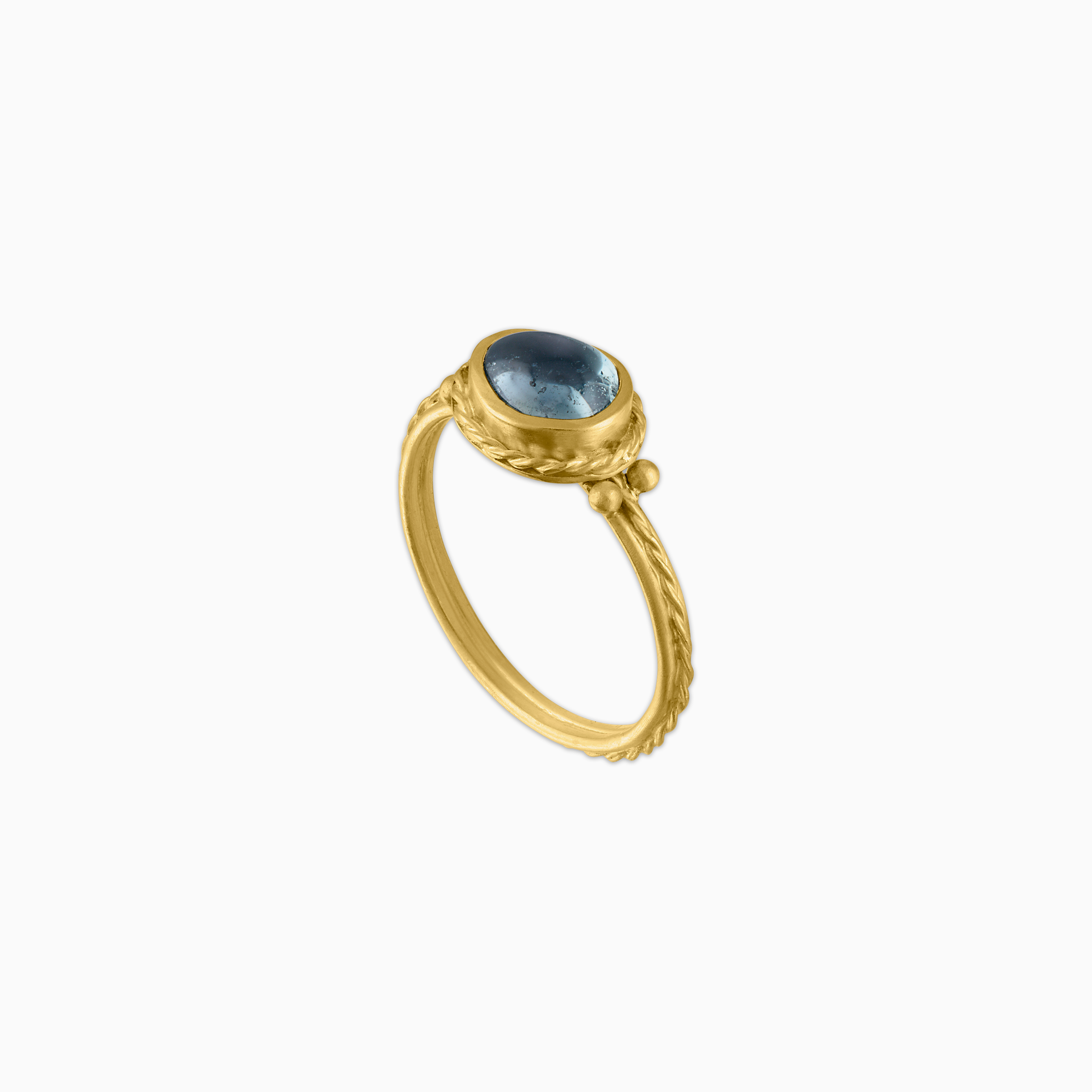 Blue Sapphire Chorda Ring