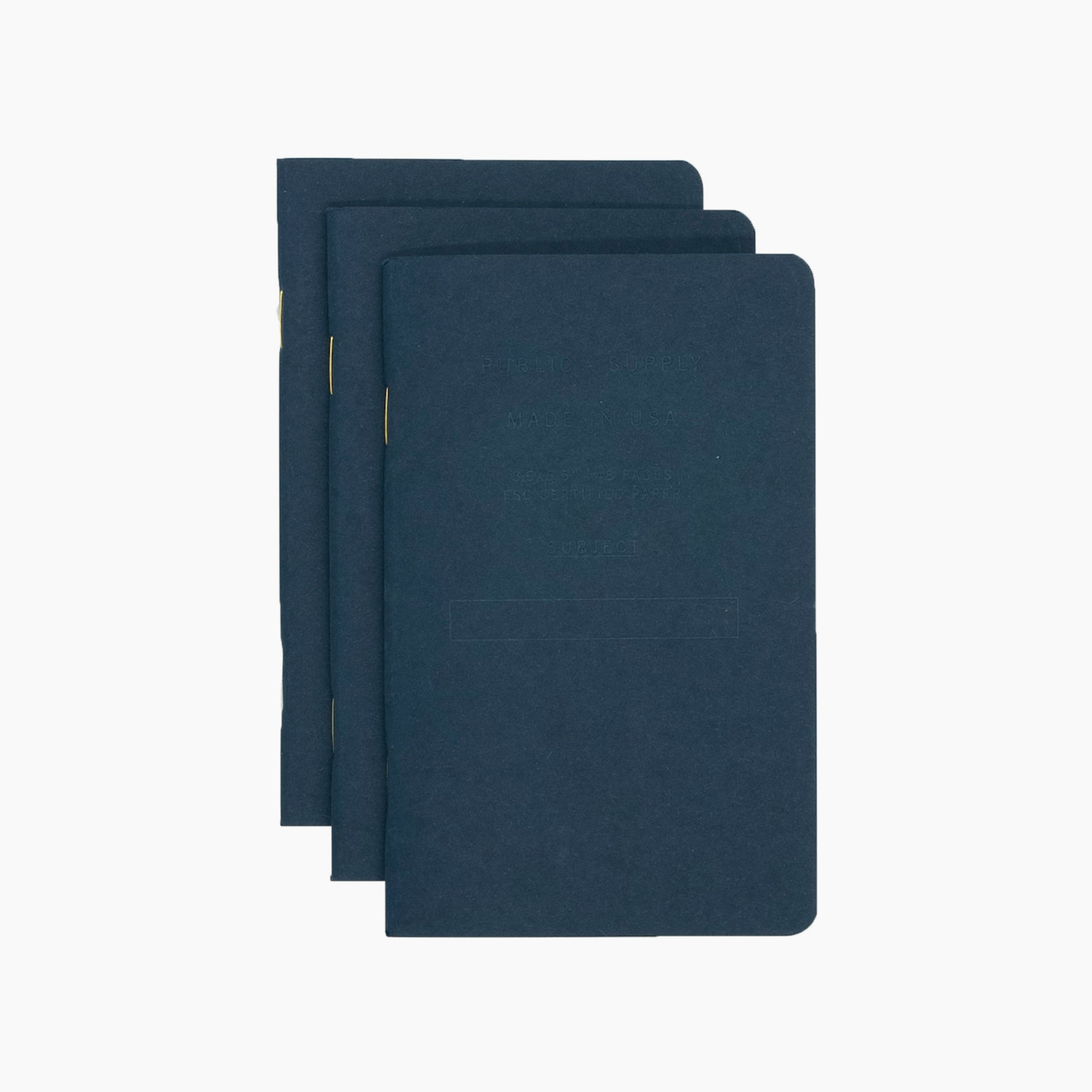 3.5x5.5" - Pocket Notebook - Embossed - Night Shift