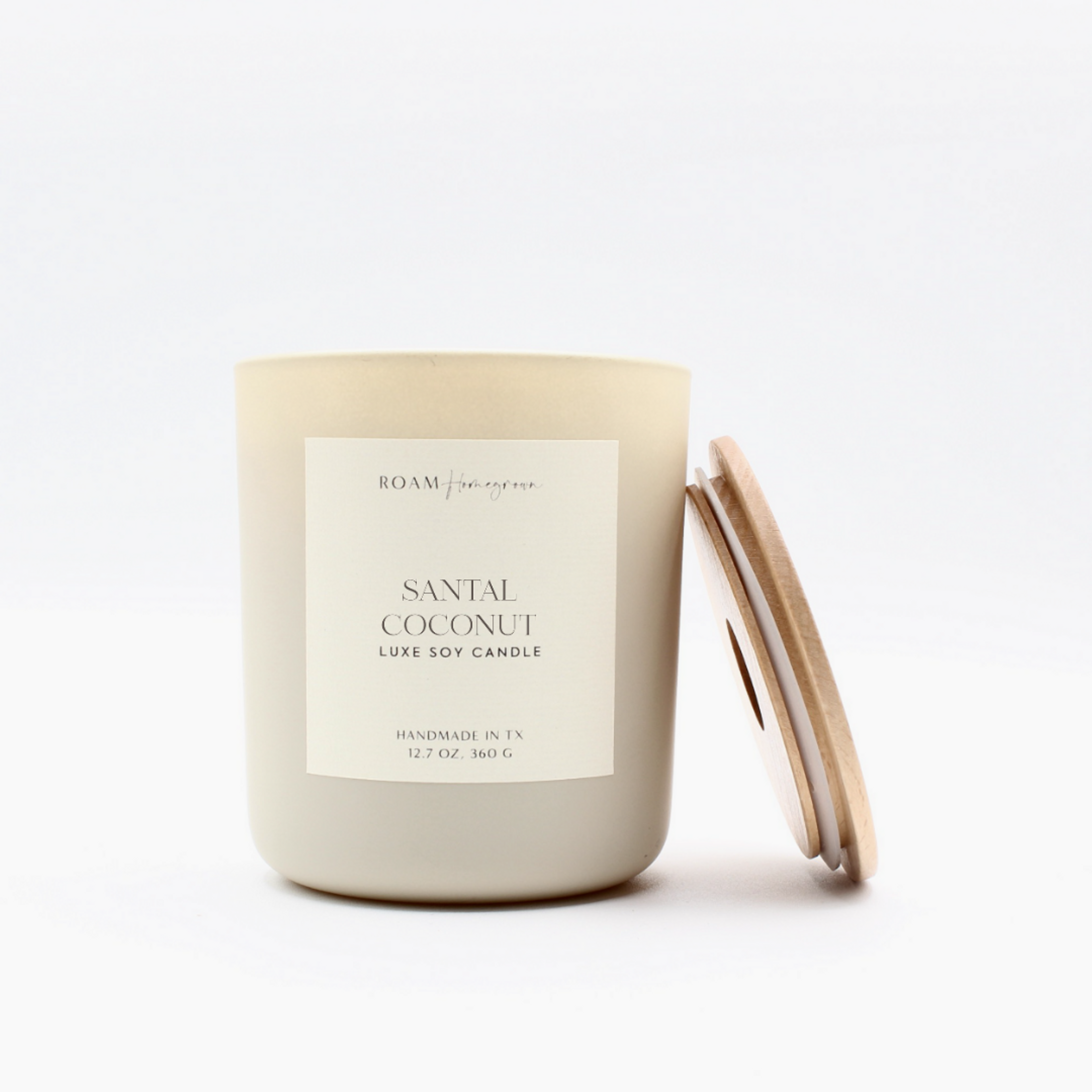 Santal + Coconut Luxe Cream Soy Candle