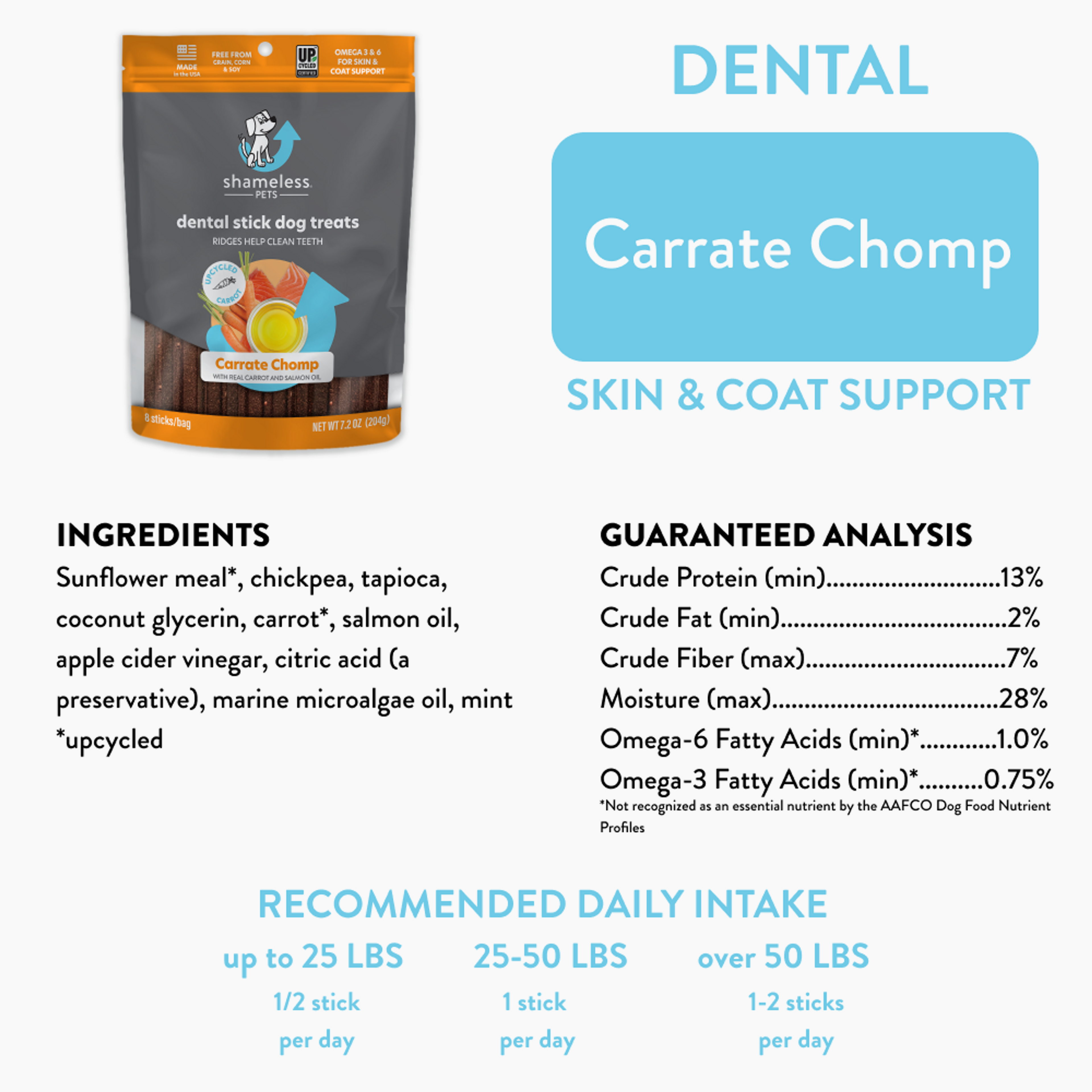 Carrate Chomp Dental Sticks