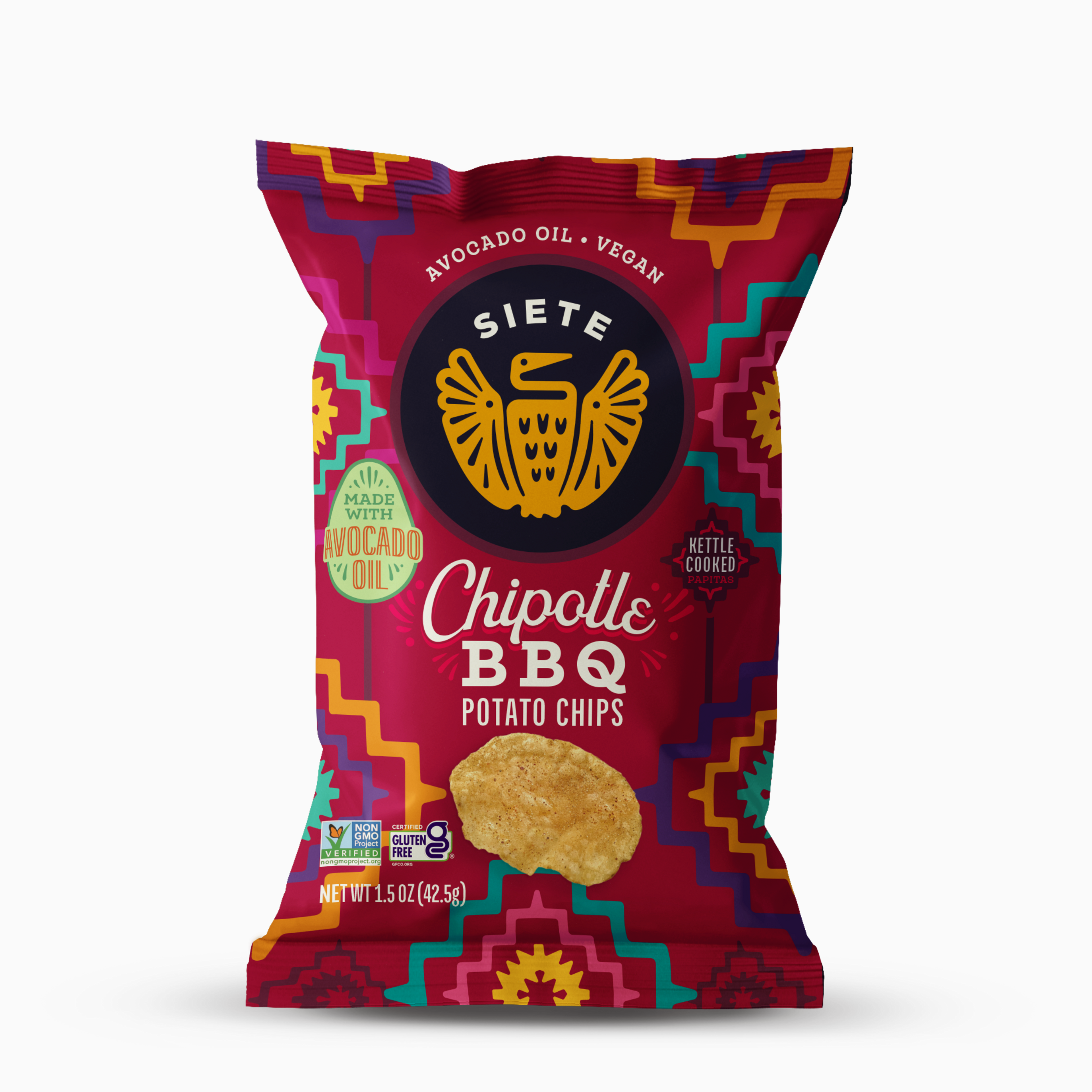 Chipotle BBQ Kettle Cooked Potato Chips 1.5 oz - 24 bags