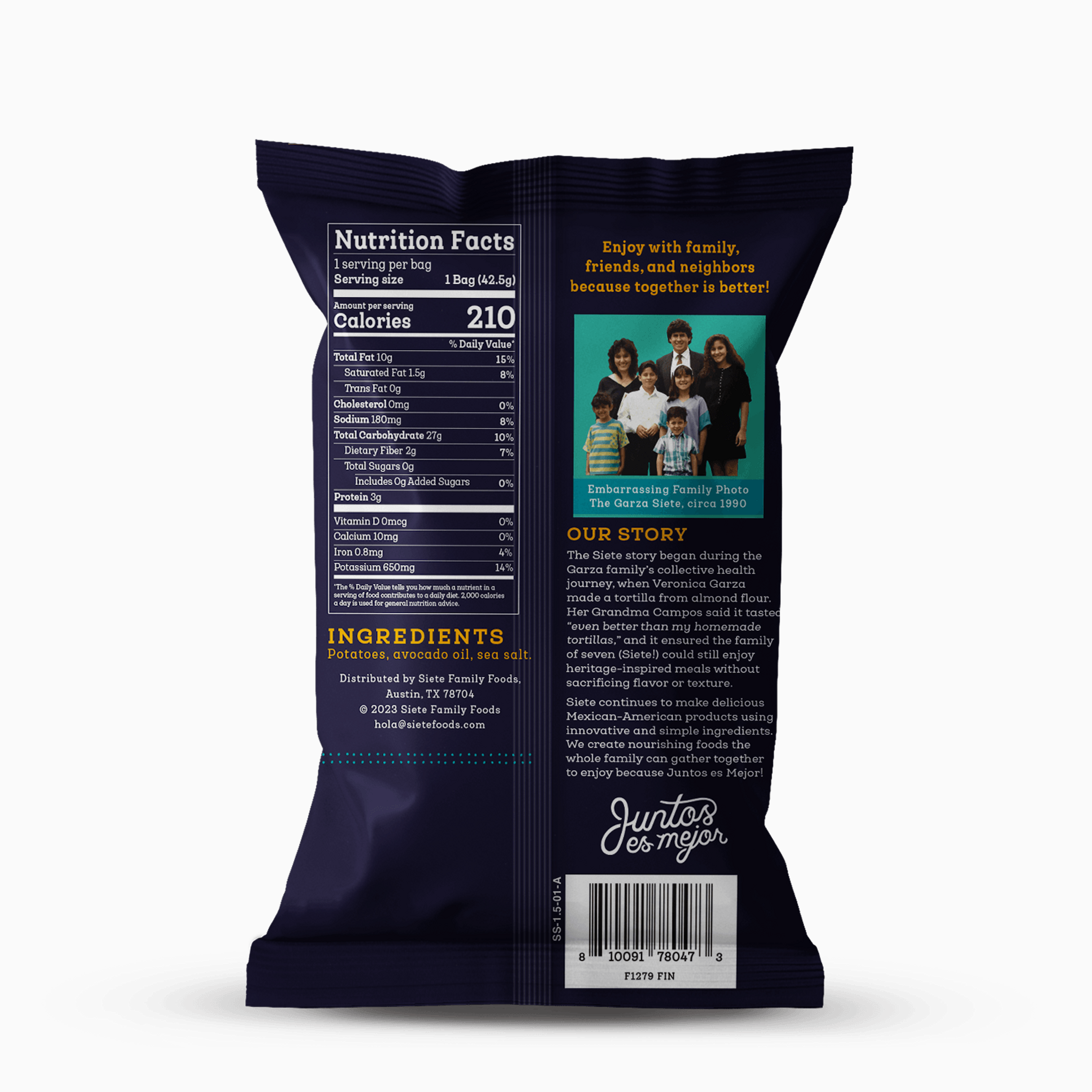Sea Salt Kettle Cooked Potato Chips 1.5 oz - 24 bags