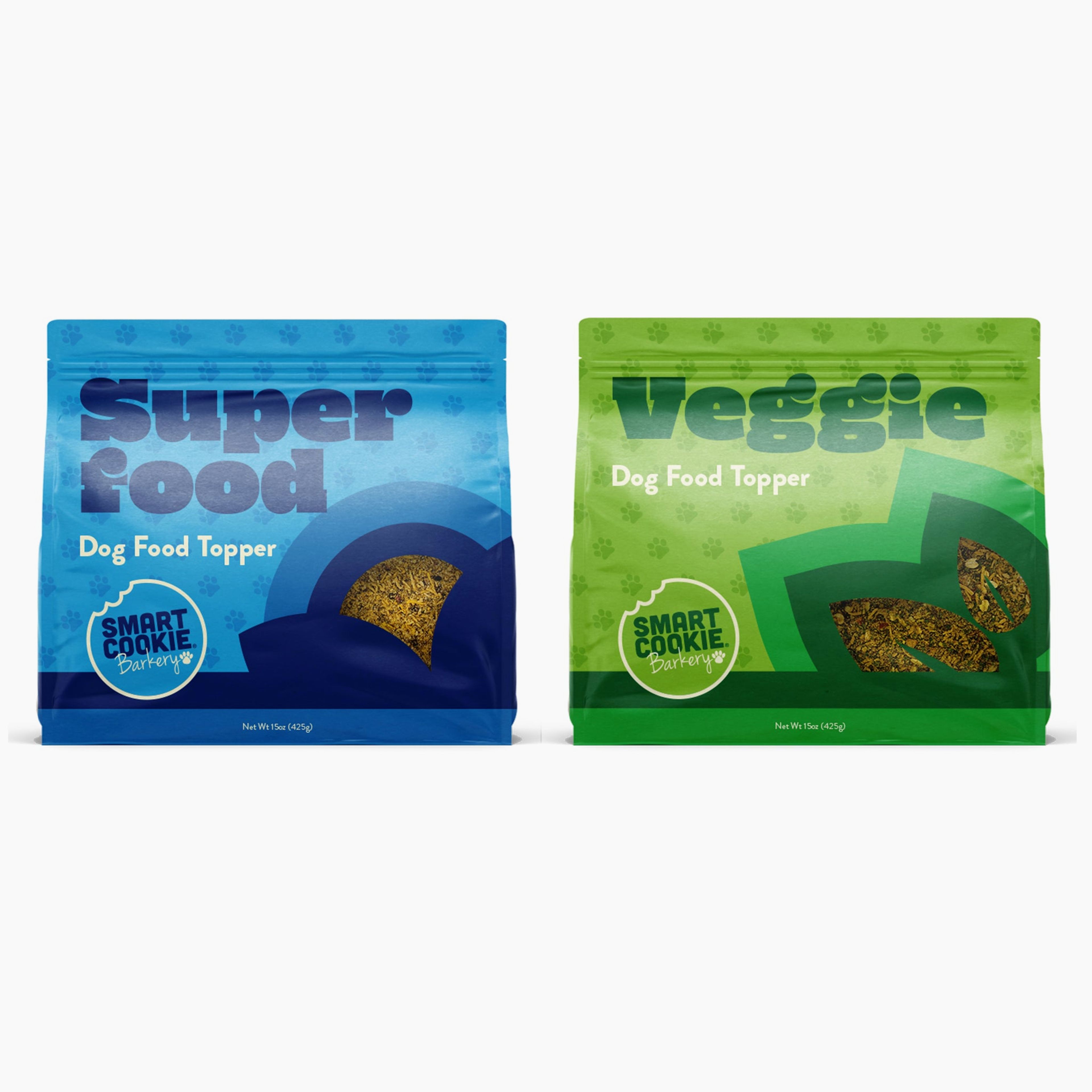 Veggie and Superfood Dog Food Topper Variety Pack