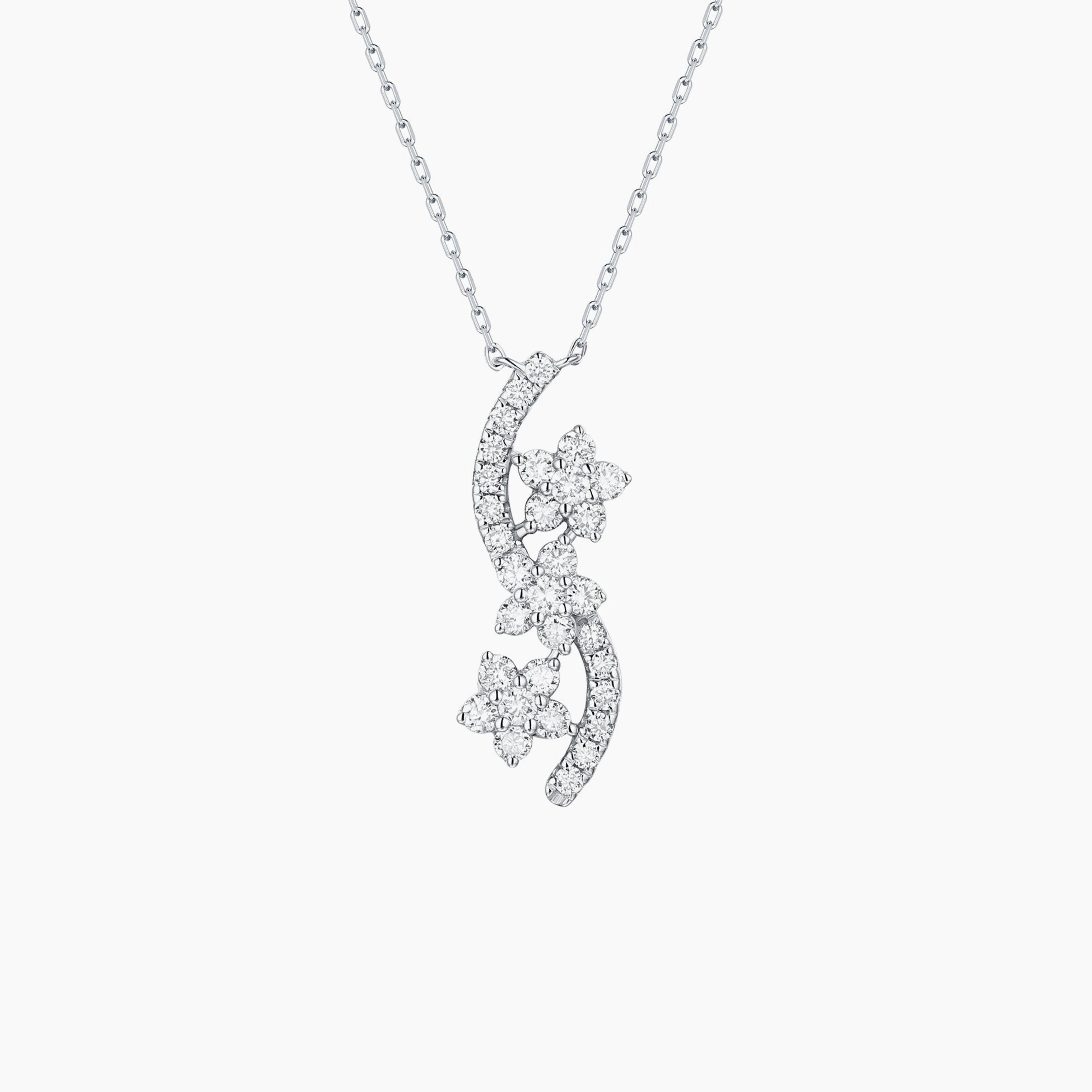 Drizzle 0.49ct Lab Grown Diamond Necklace  NL-00342WHT