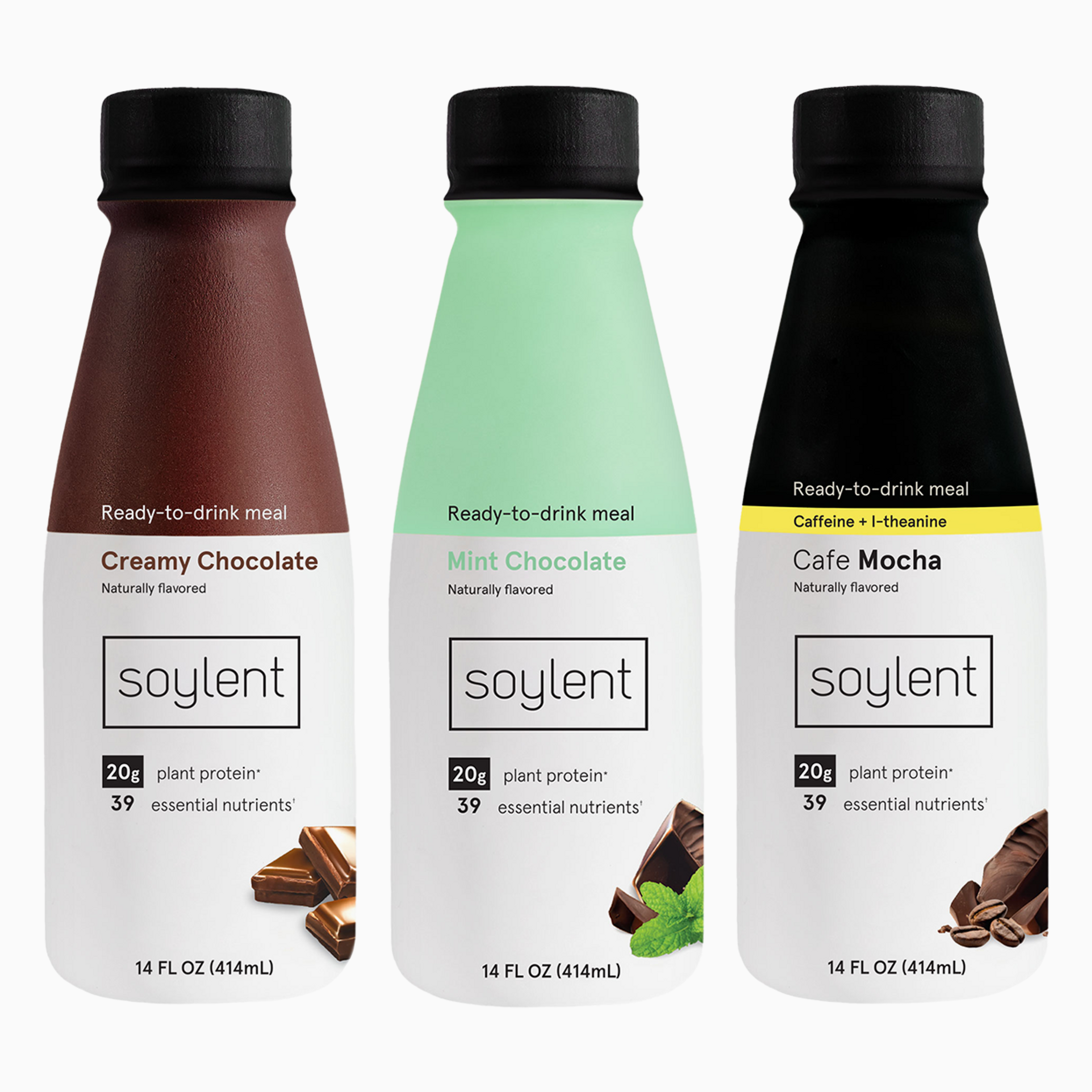 Soylent complete meal chocolate lover's 36 bottle bundle