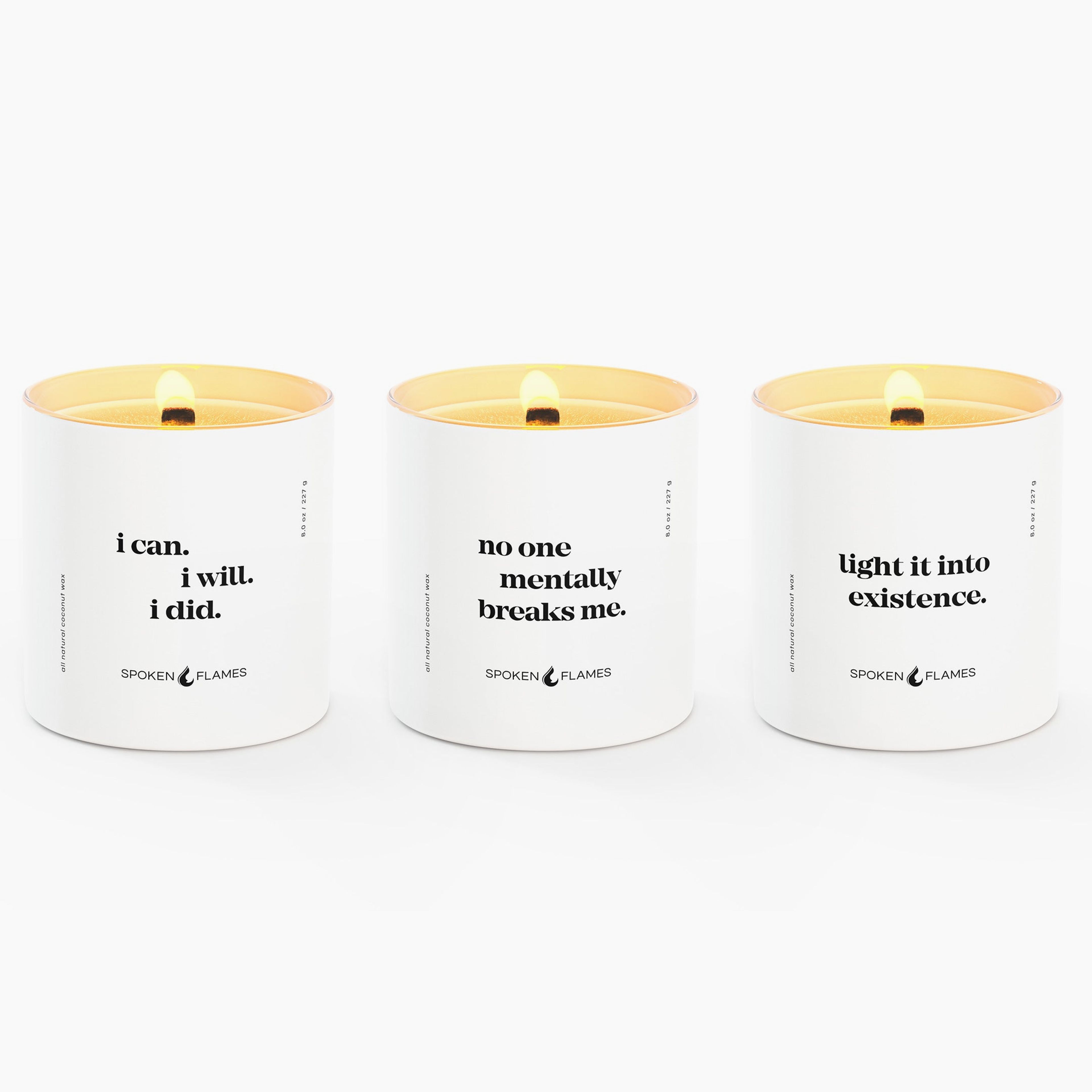 Straight Facts Candle Set
