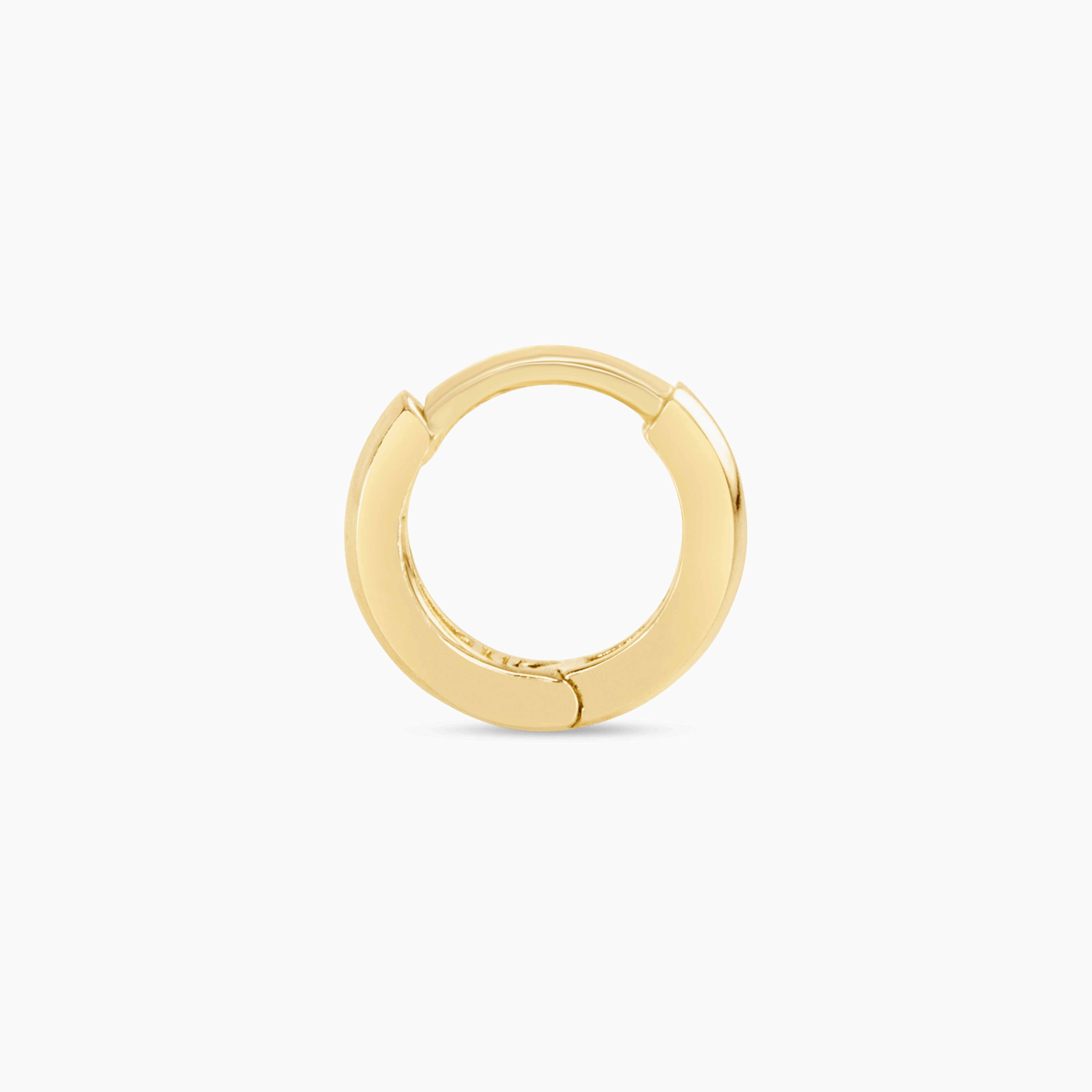 Second Hole Teeny Gold Huggie Clicker Earring