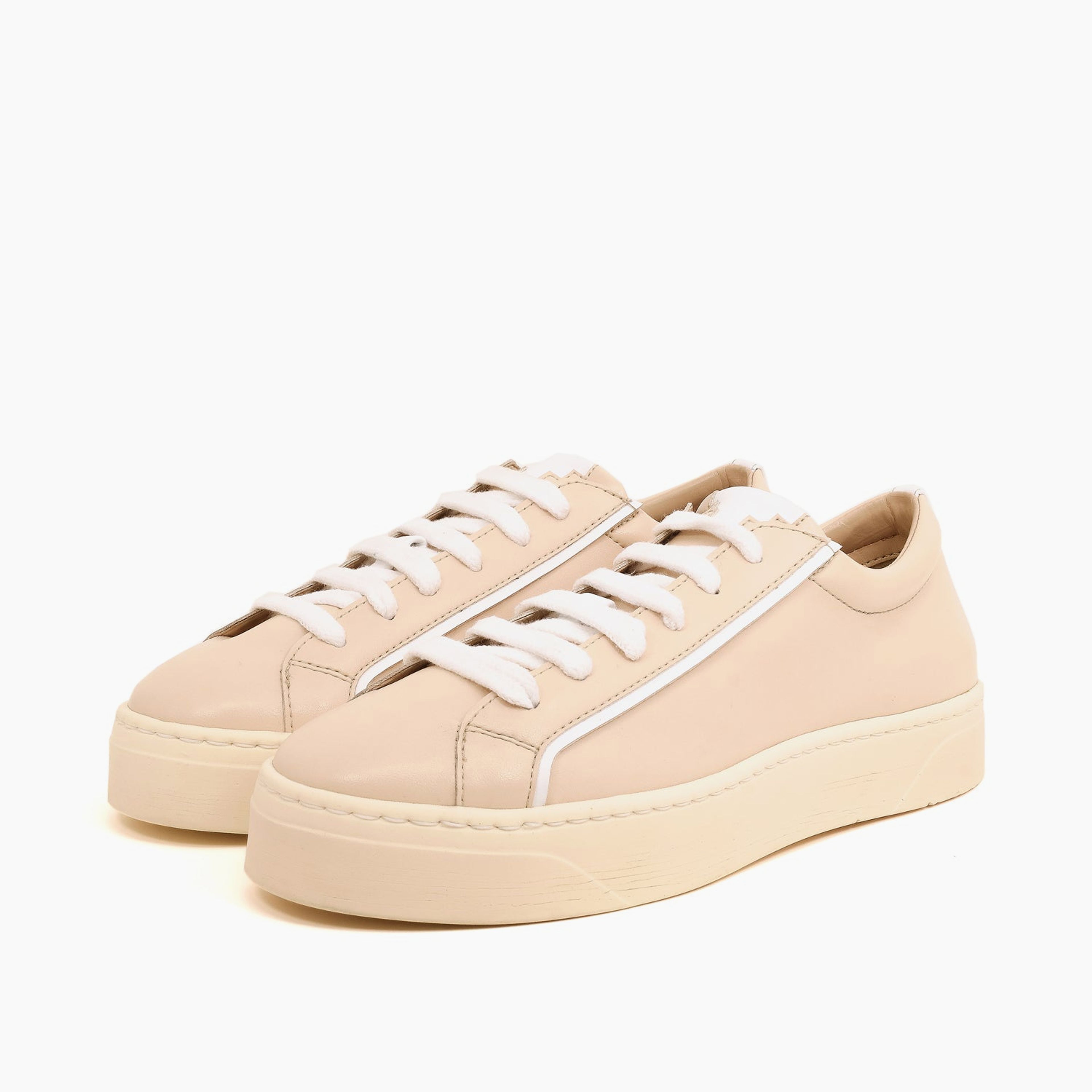 MEL sand/white vegan apple leather sneakers