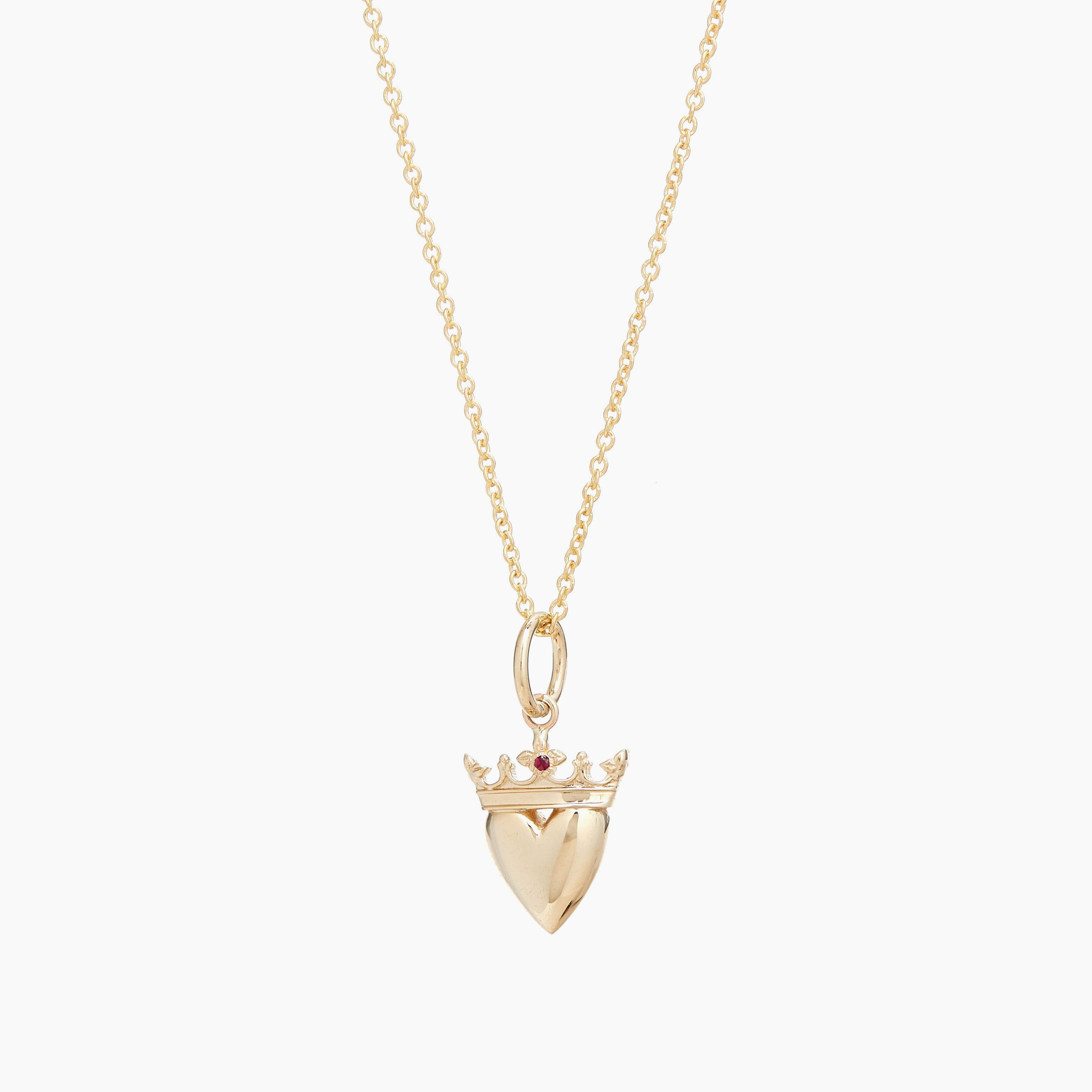 Crowned Heart Charm