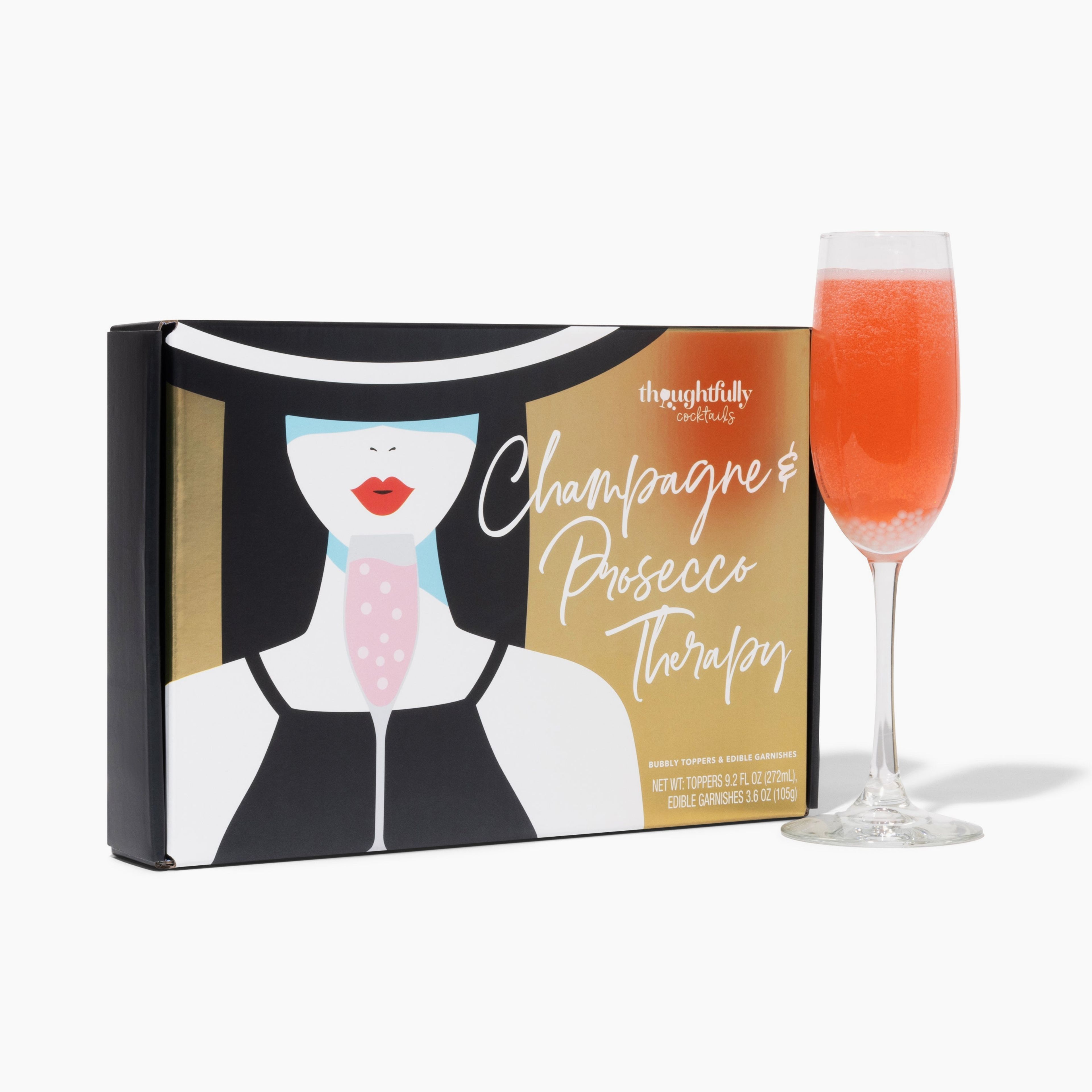 Champagne and Prosecco Therapy Cocktail Gift Set