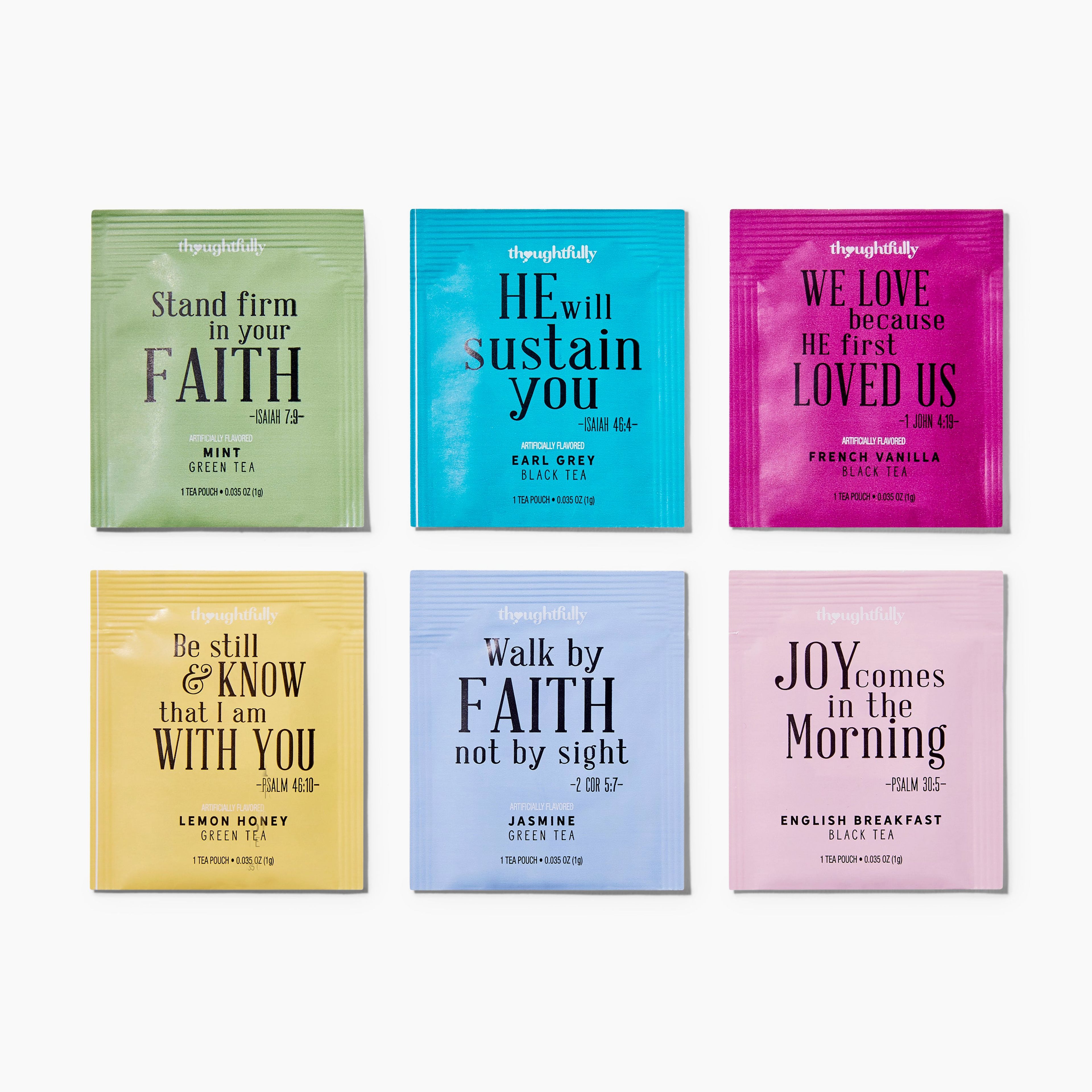 Christian Prayer Tea Gift Set with Bible Verses