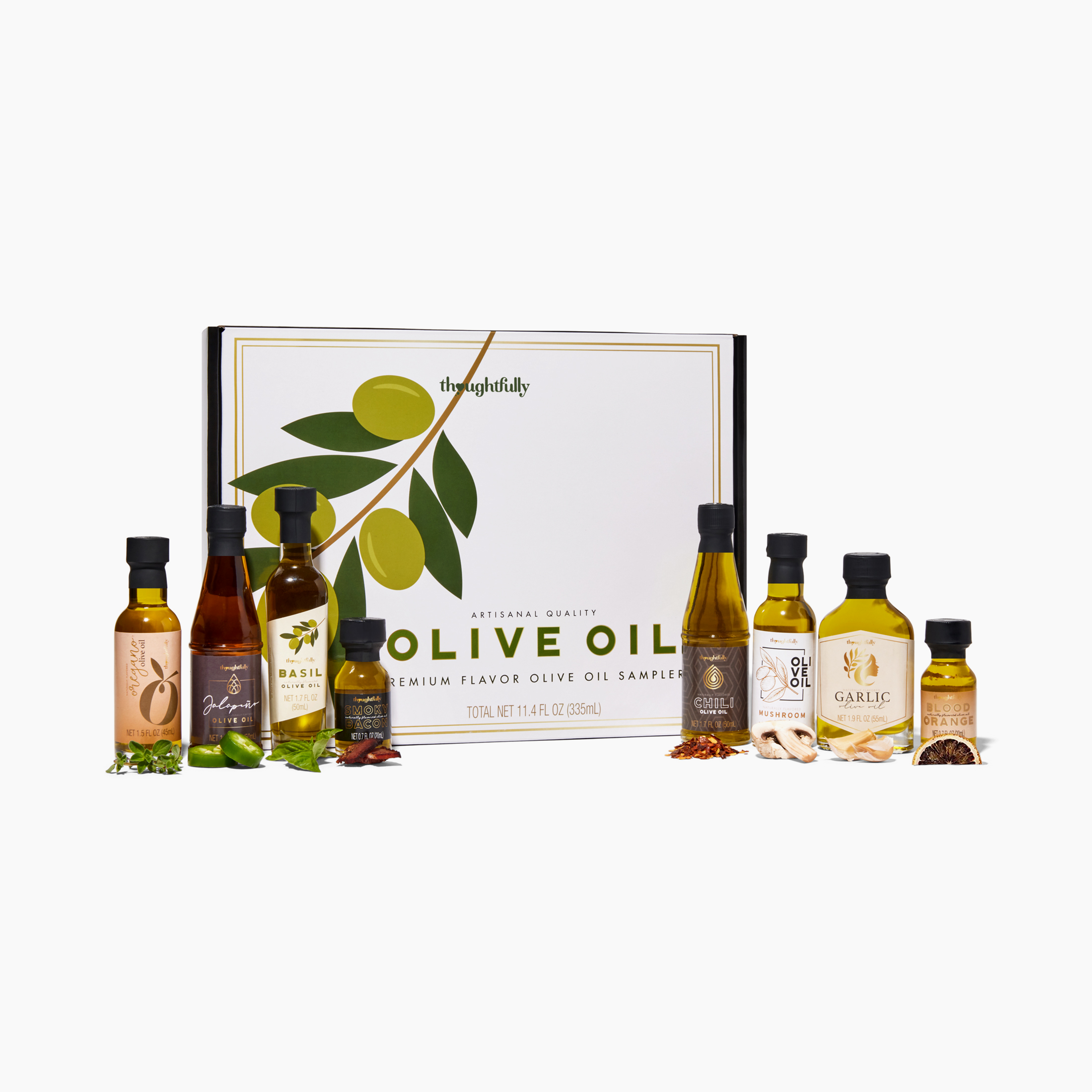 Artisanal Olive Oil Sampler, Set of 8