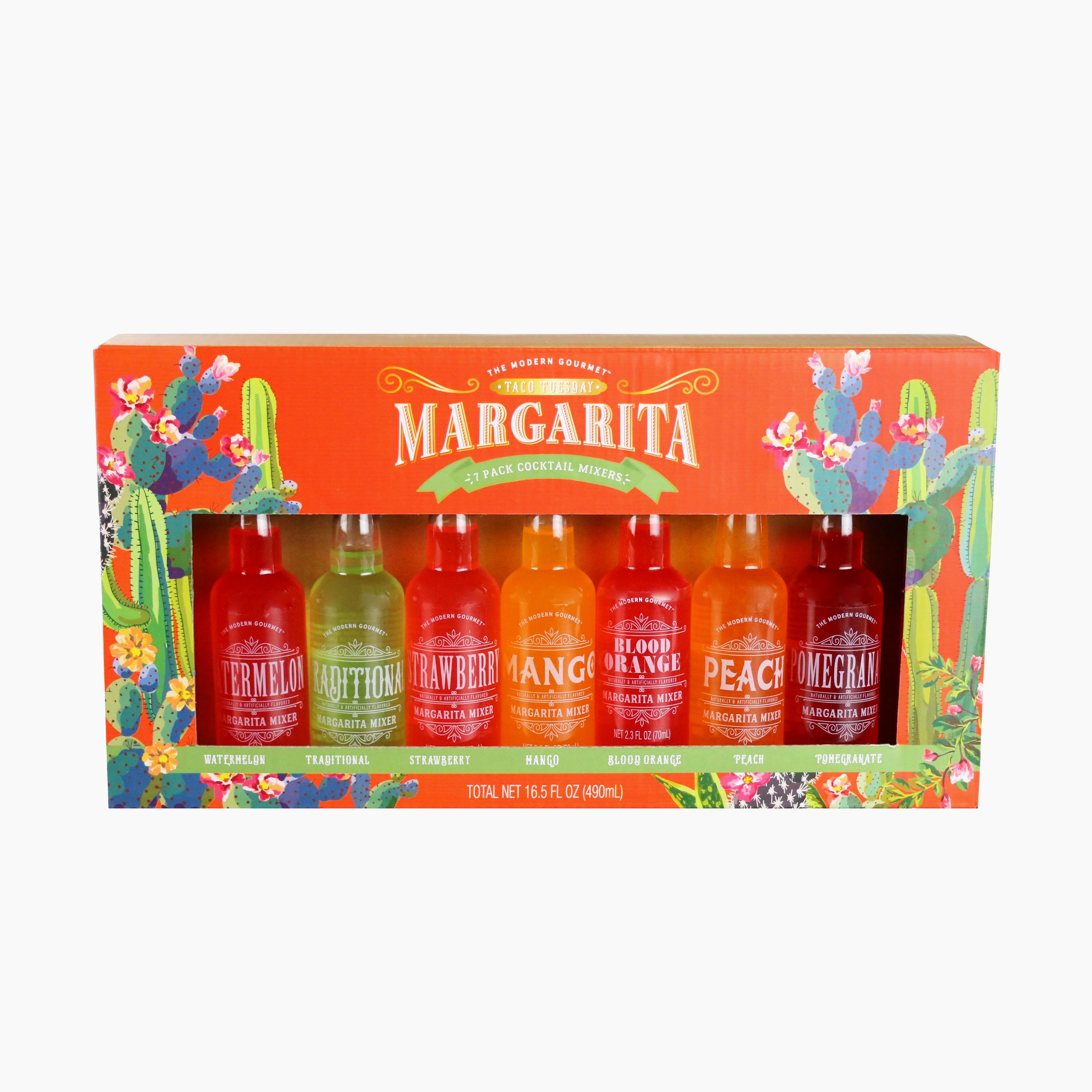 Taco Tuesday Margarita Cocktail Mixers, Pack of 7
