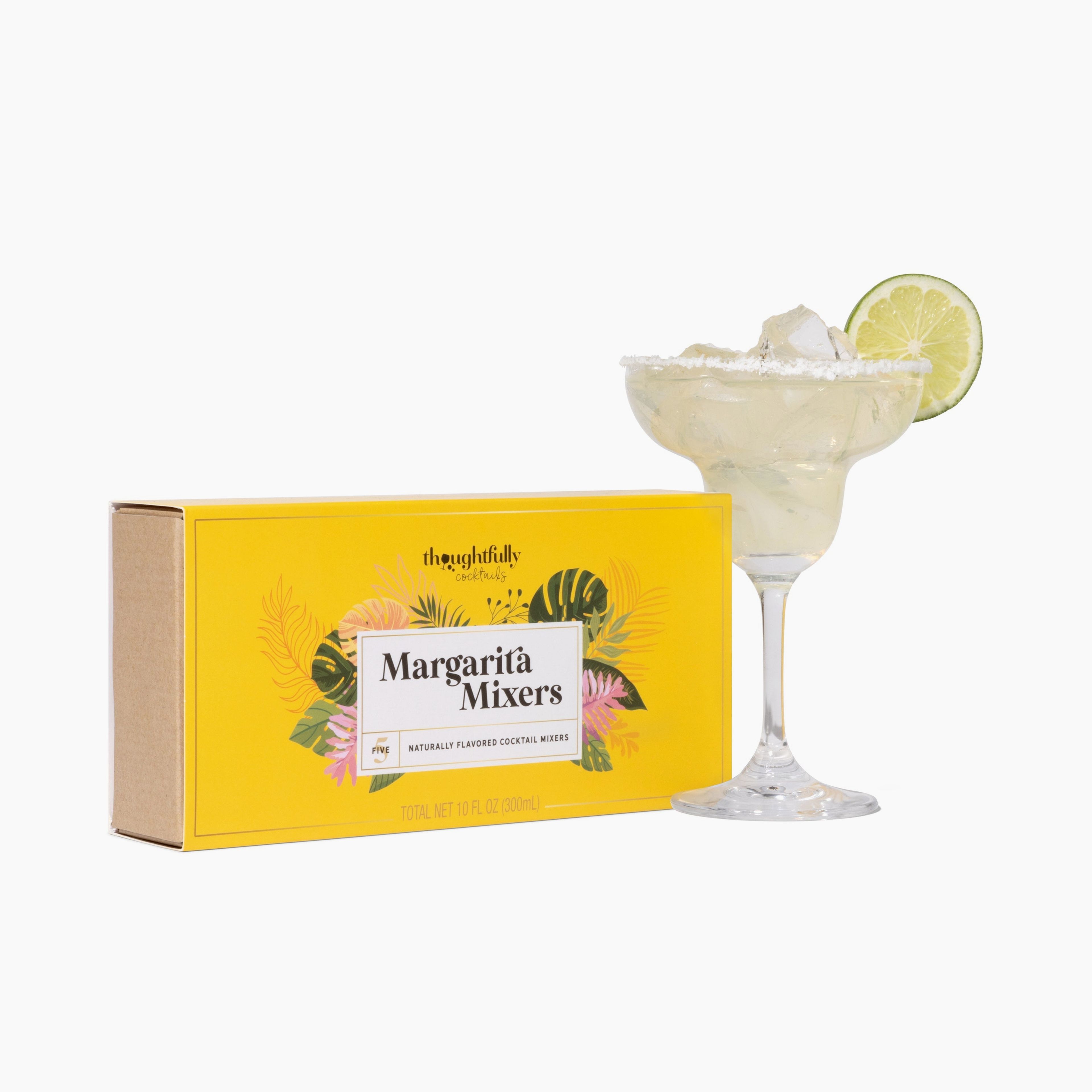 Natural Margarita Cocktail Mixers, Set of 5