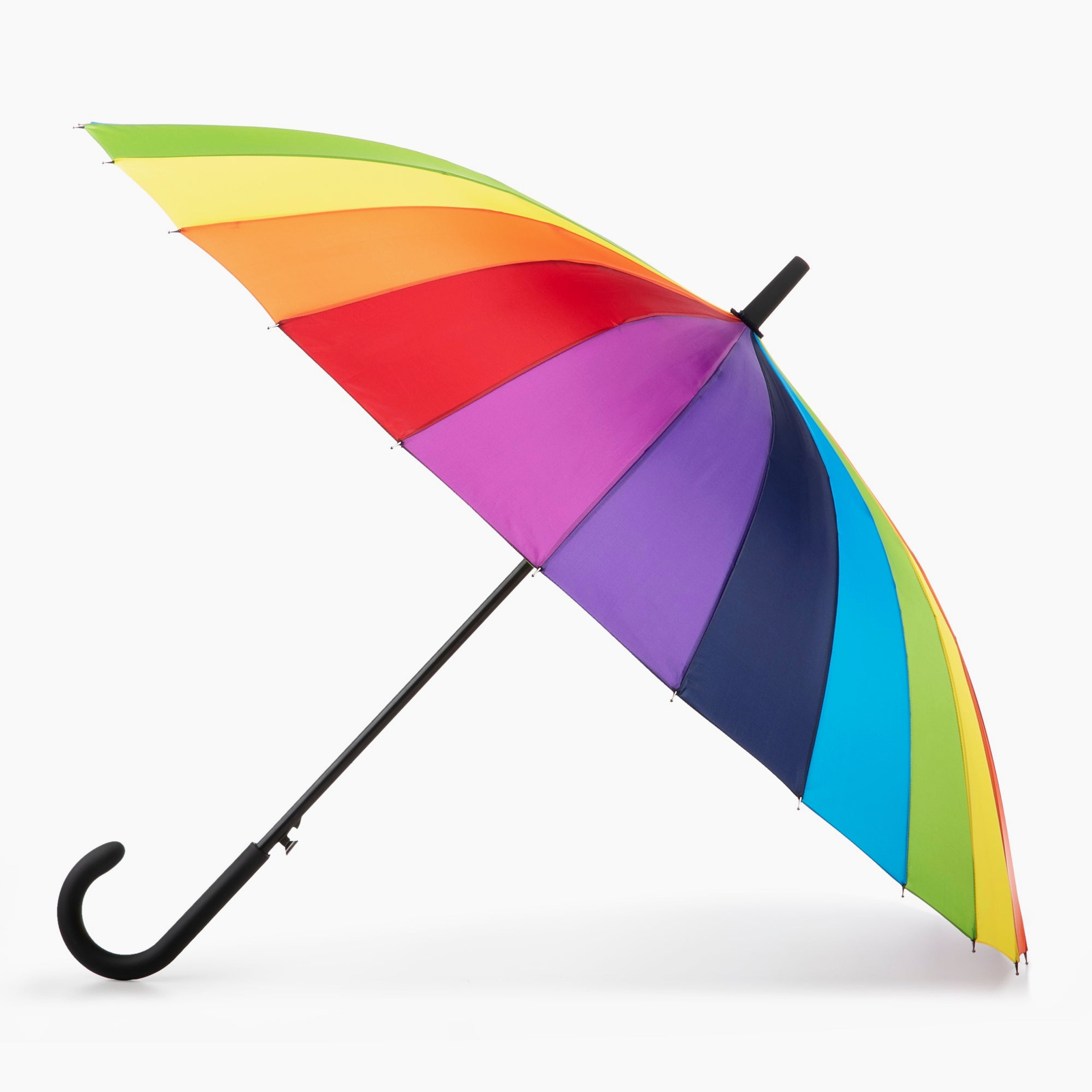 Recycled 24 Rib Stick Umbrella with Auto Open Technology