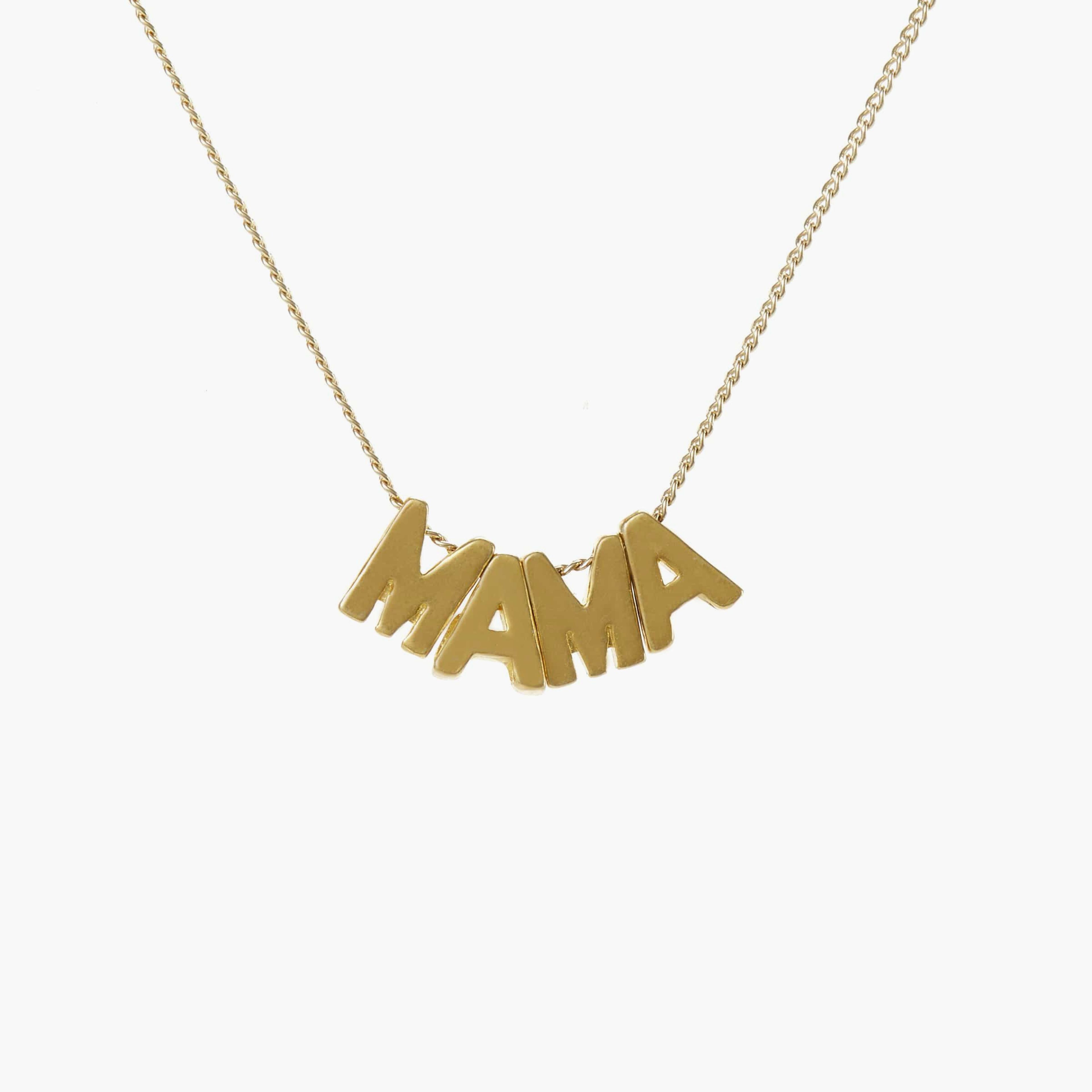 Mama Necklace - Dainty Minimalist Mom Jewelry