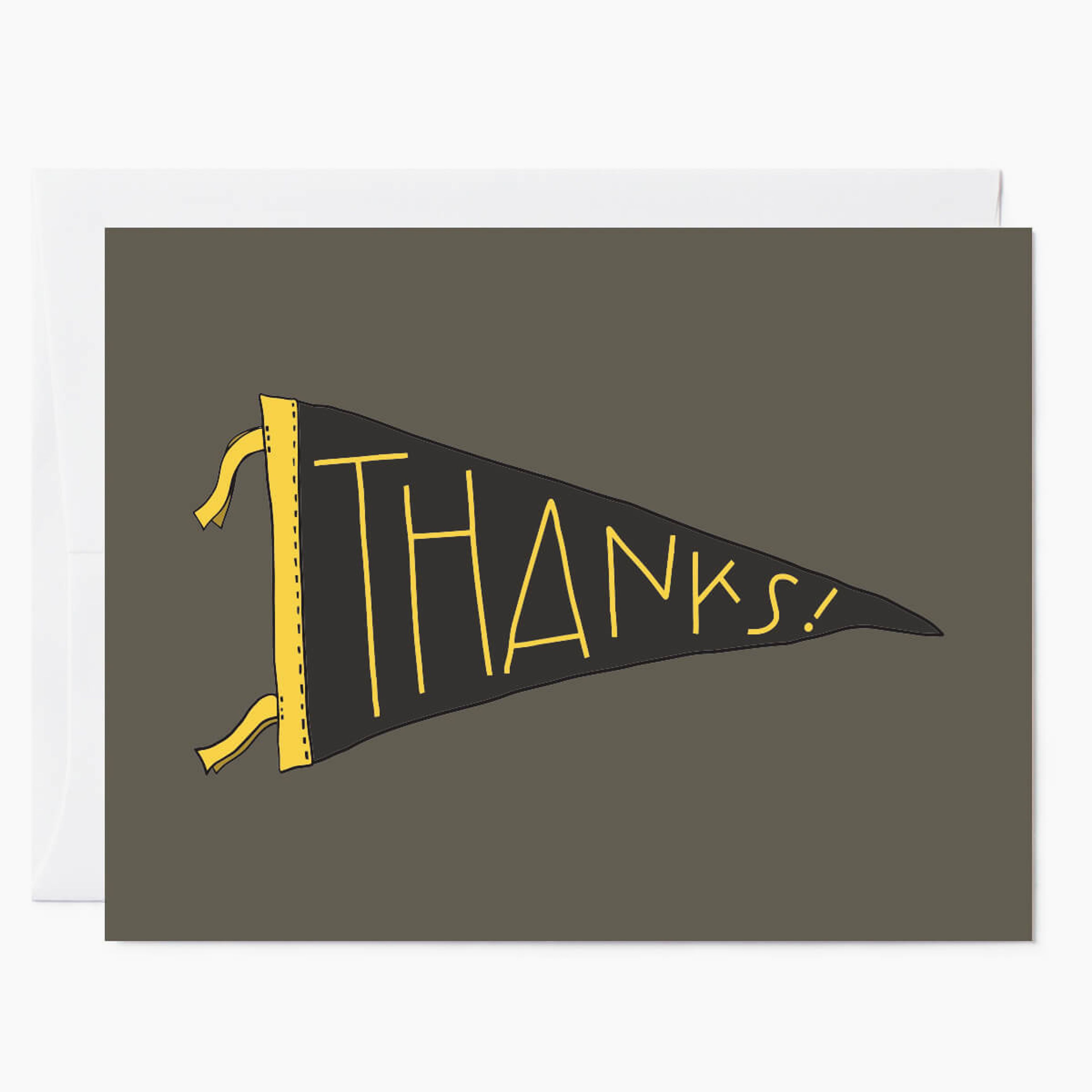 Thanks Pennant | Thank You Card