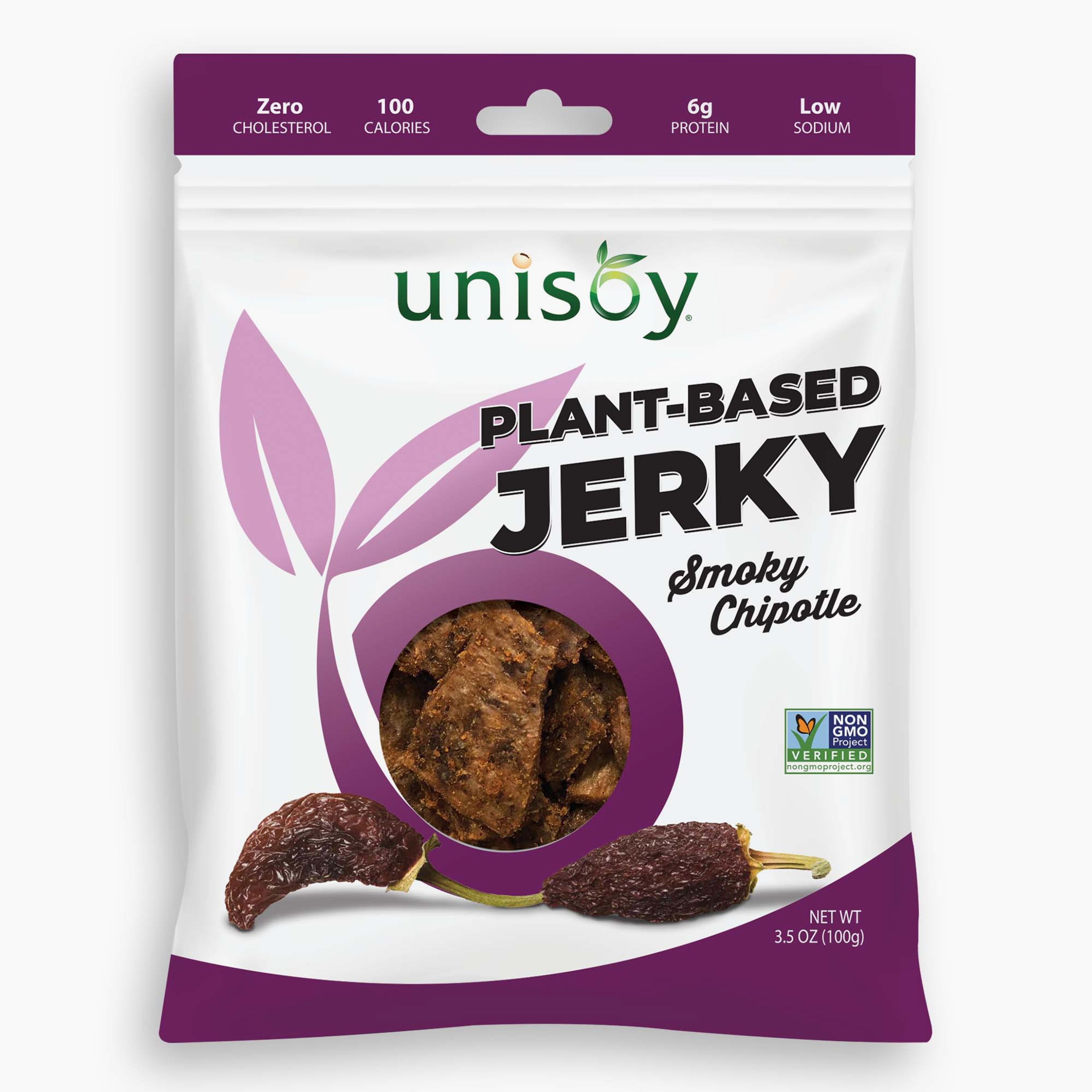Unisoy Plant-Based Jerky Smoky Chipotle