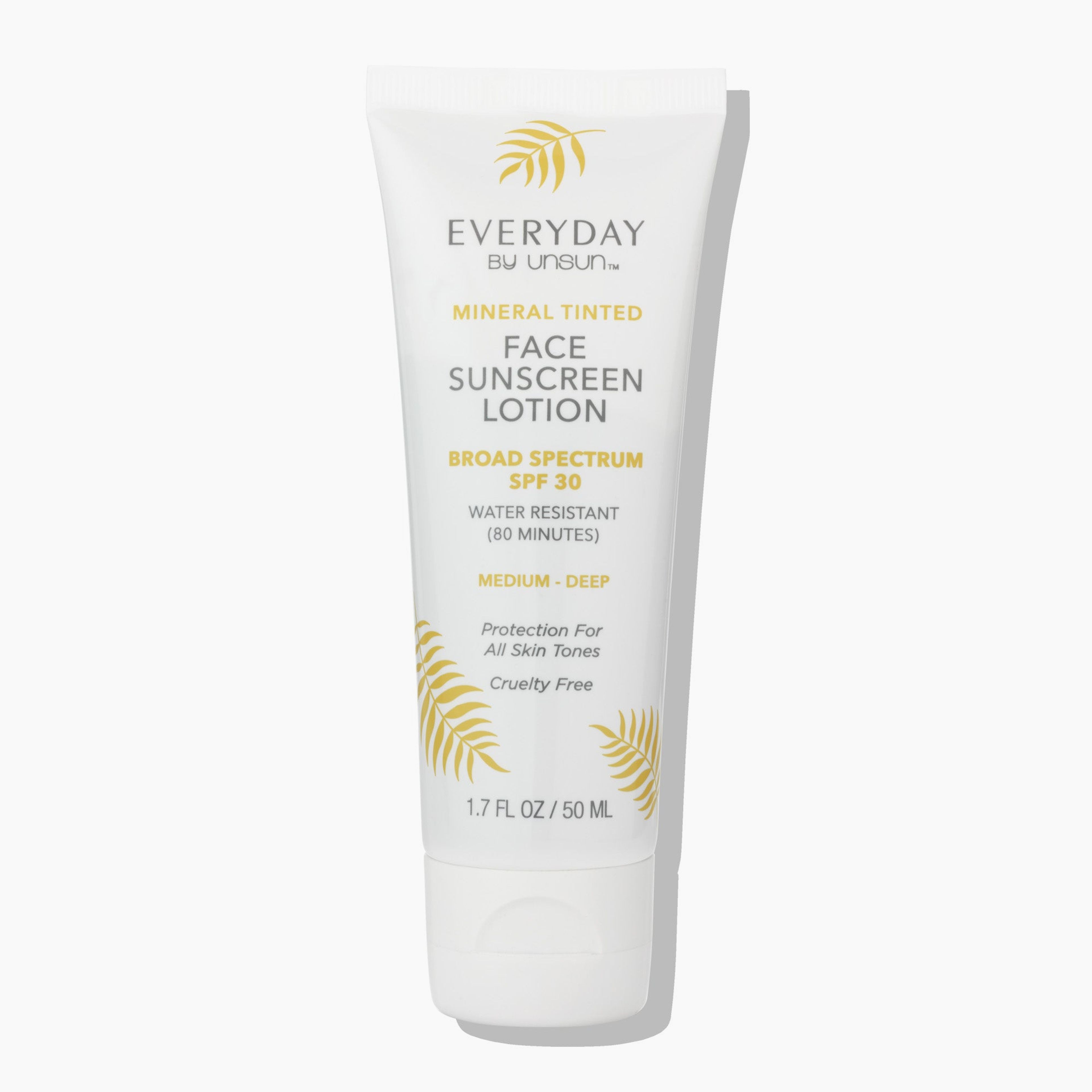 EVERYDAY Mineral Tinted Face Sunscreen Lotion SPF30 Medium|Deep