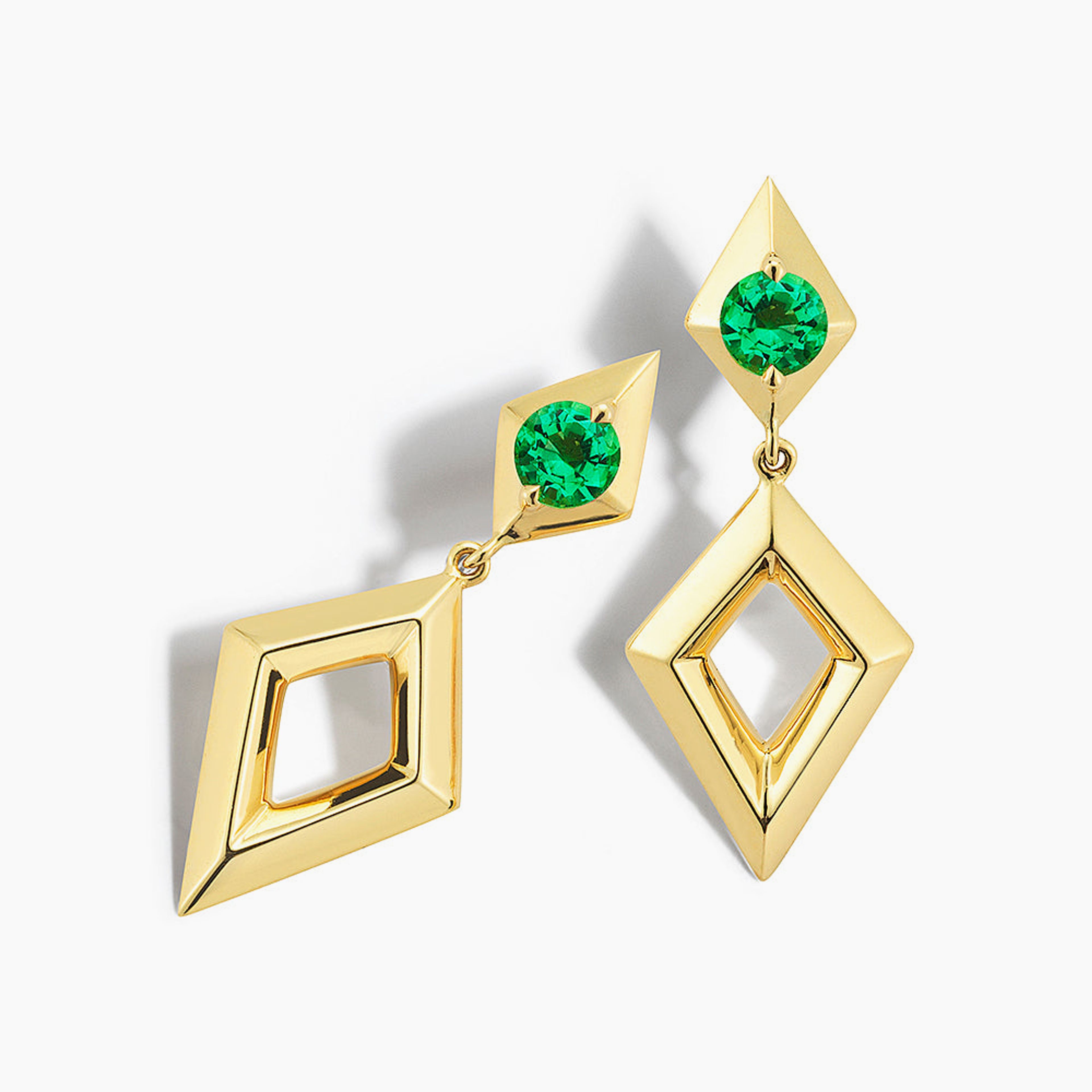 Vohk II Emerald Earrings