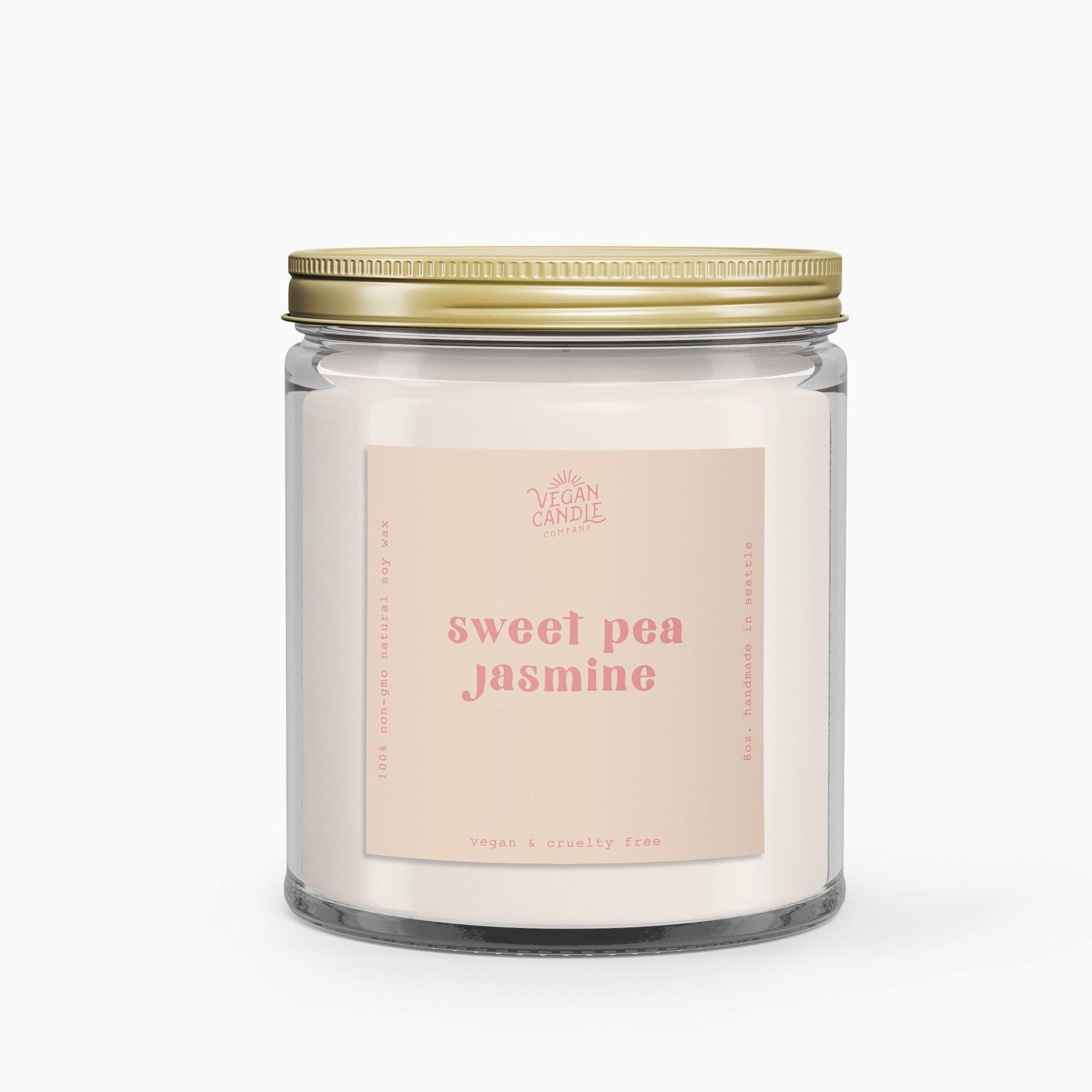 Sweet Pea Jasmine Candle 9oz.