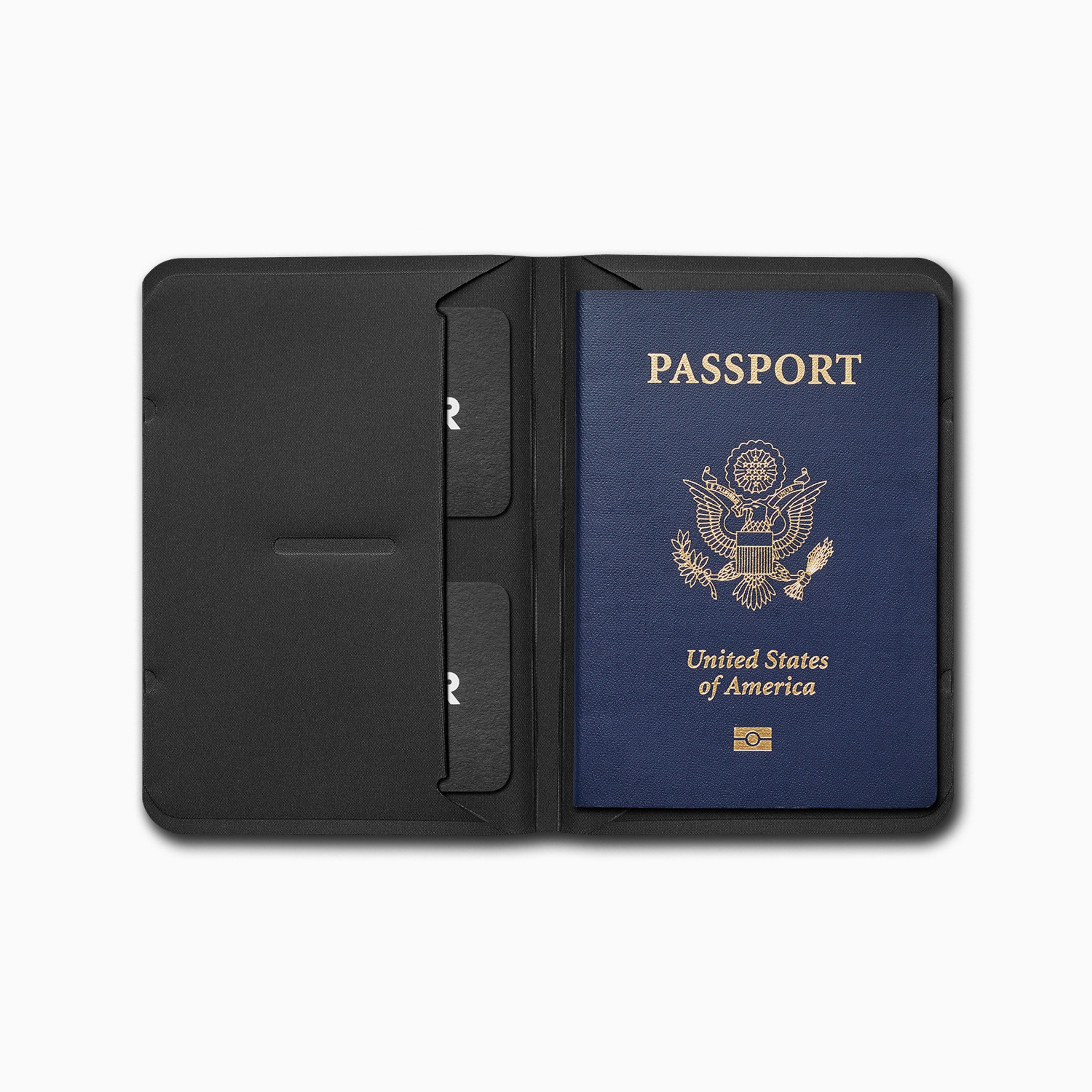 BORDERLESS Passport / Notebook Holder - Black