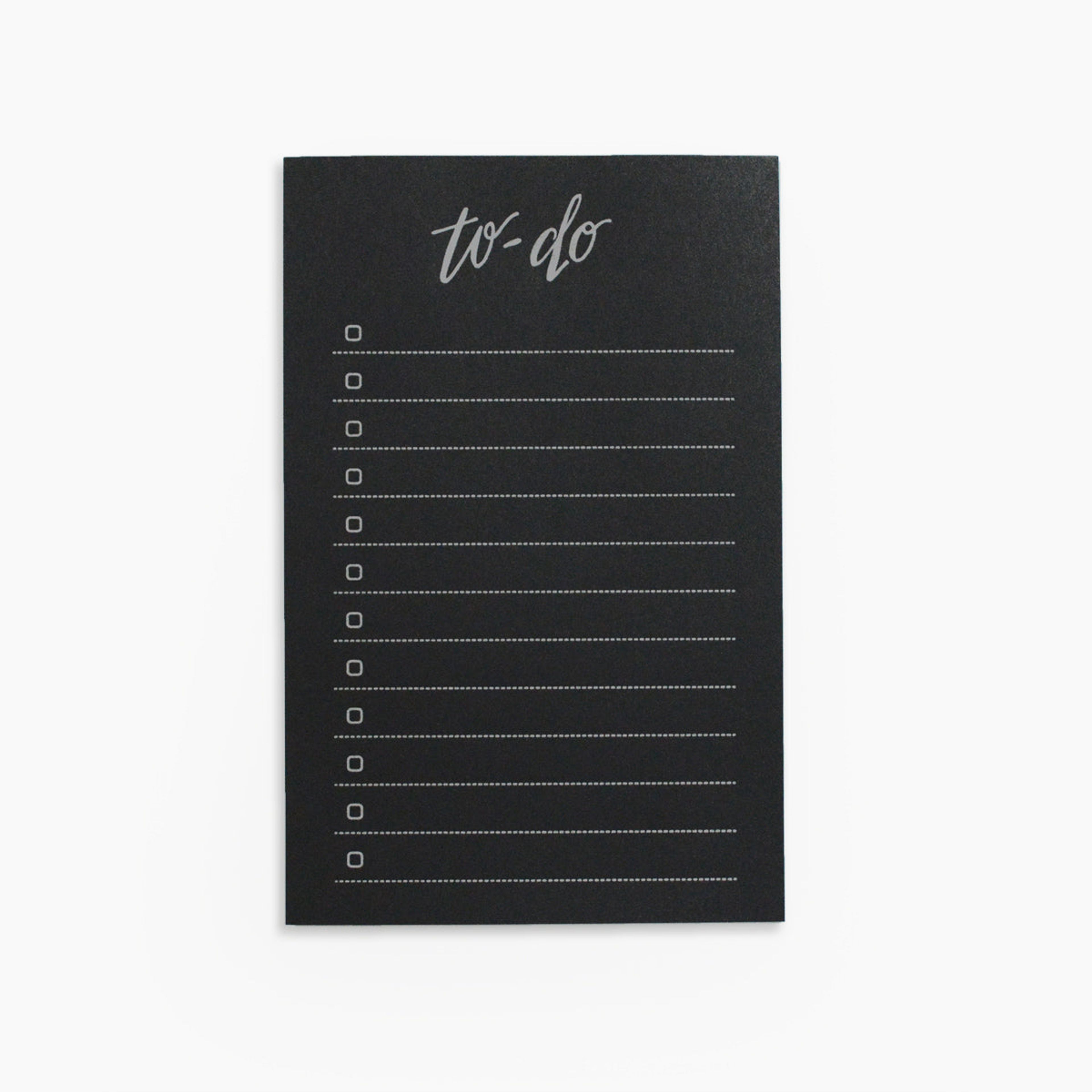To-do list Calendar Notepad - Black