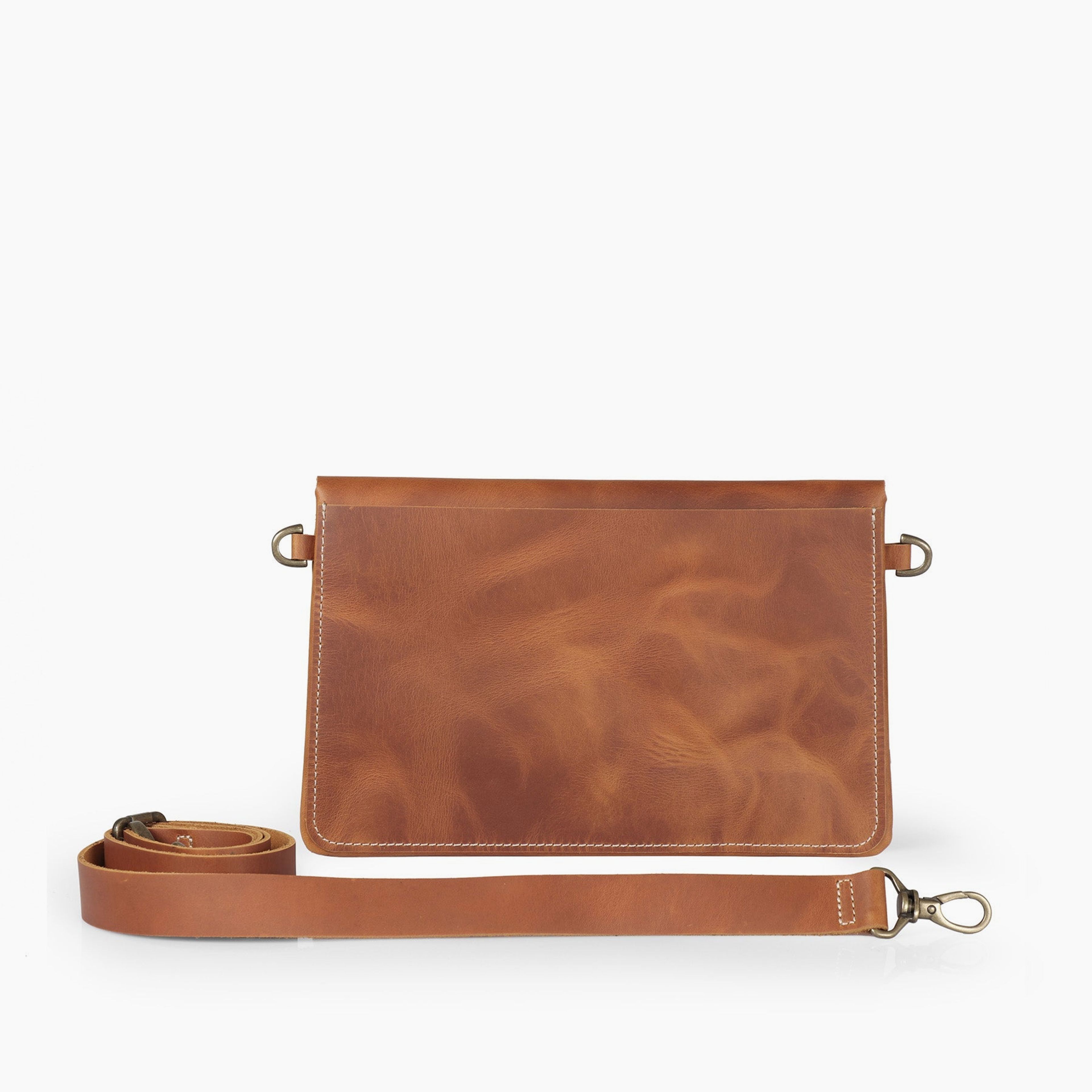 Almost Perfect | Teslin Leather Convertible Purse - Large